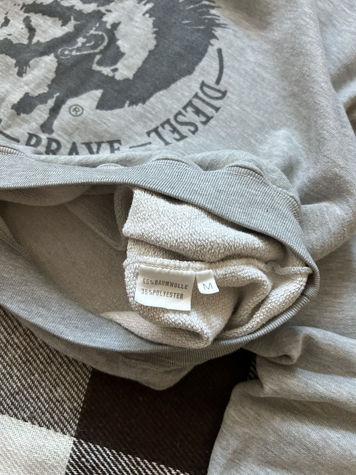 Diesel × Vintage Vintage Diesel Big logo Sweatshirt y2k mens rare Size US S / EU 44-46 / 1 - 5 Thumbnail