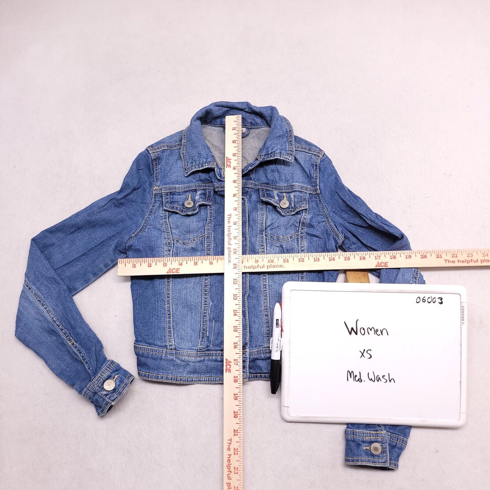 Mossimo Mossimo Casual Button Denim Jean Jacket Womens Size XS Blue Size XS / US 0-2 / IT 36-38 - 6 Thumbnail