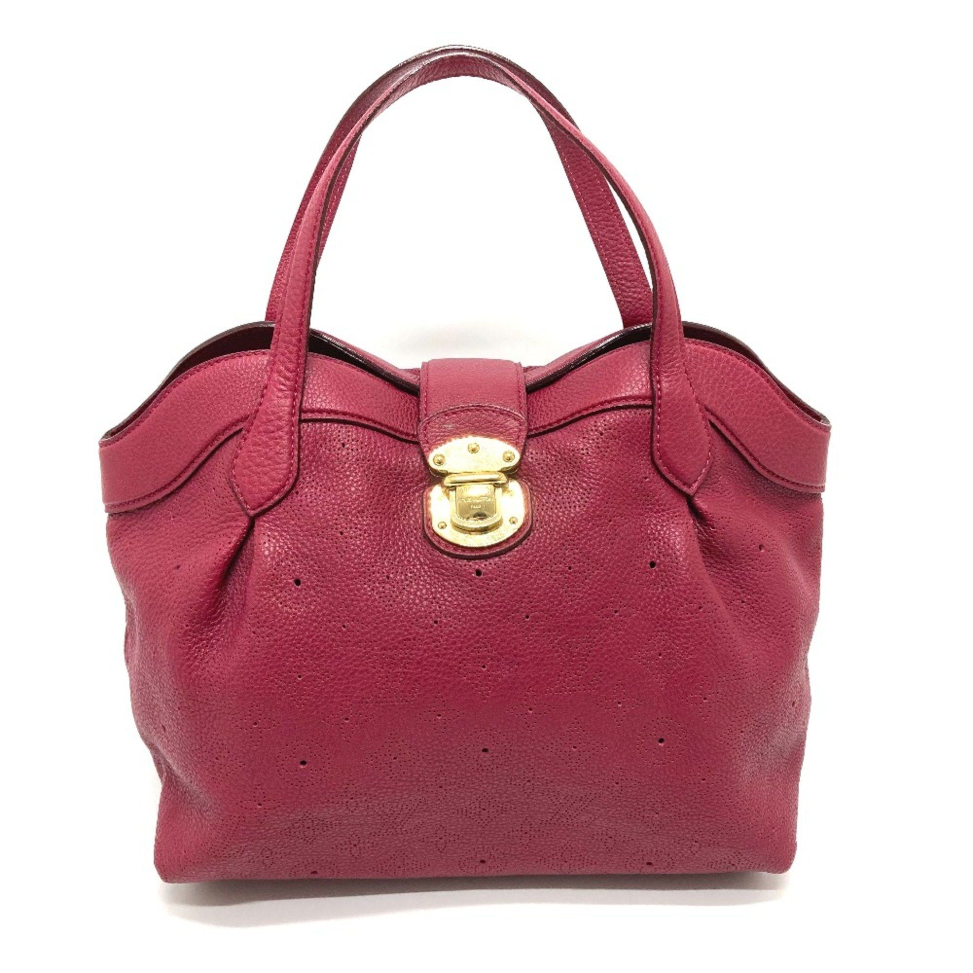 Louis Vuitton Louis Vuitton M93817 MonogramMahina Bag Hand Bag Gruna Red Size ONE SIZE - 1 Thumbnail
