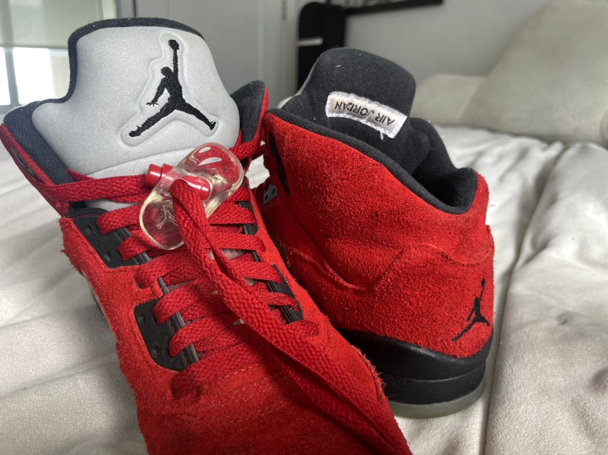 Jordan Brand × Nike FIRE RED JORDAN 5'S Size US 6.5 / IT 36.5 - 4 Thumbnail