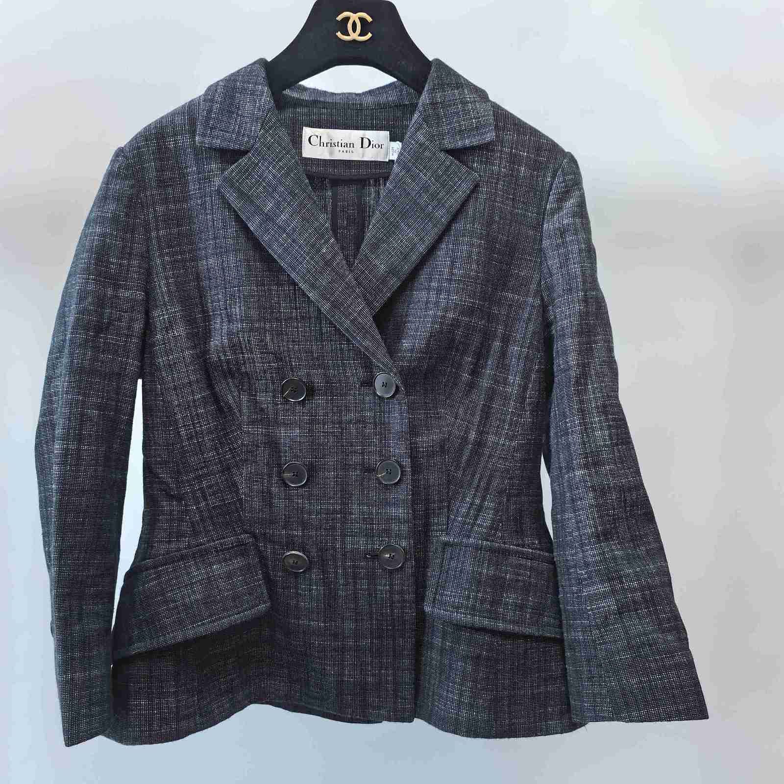 Dior Christian Dior Textured Blazer Size 38 Size S / US 4 / IT 40 - 1 Thumbnail