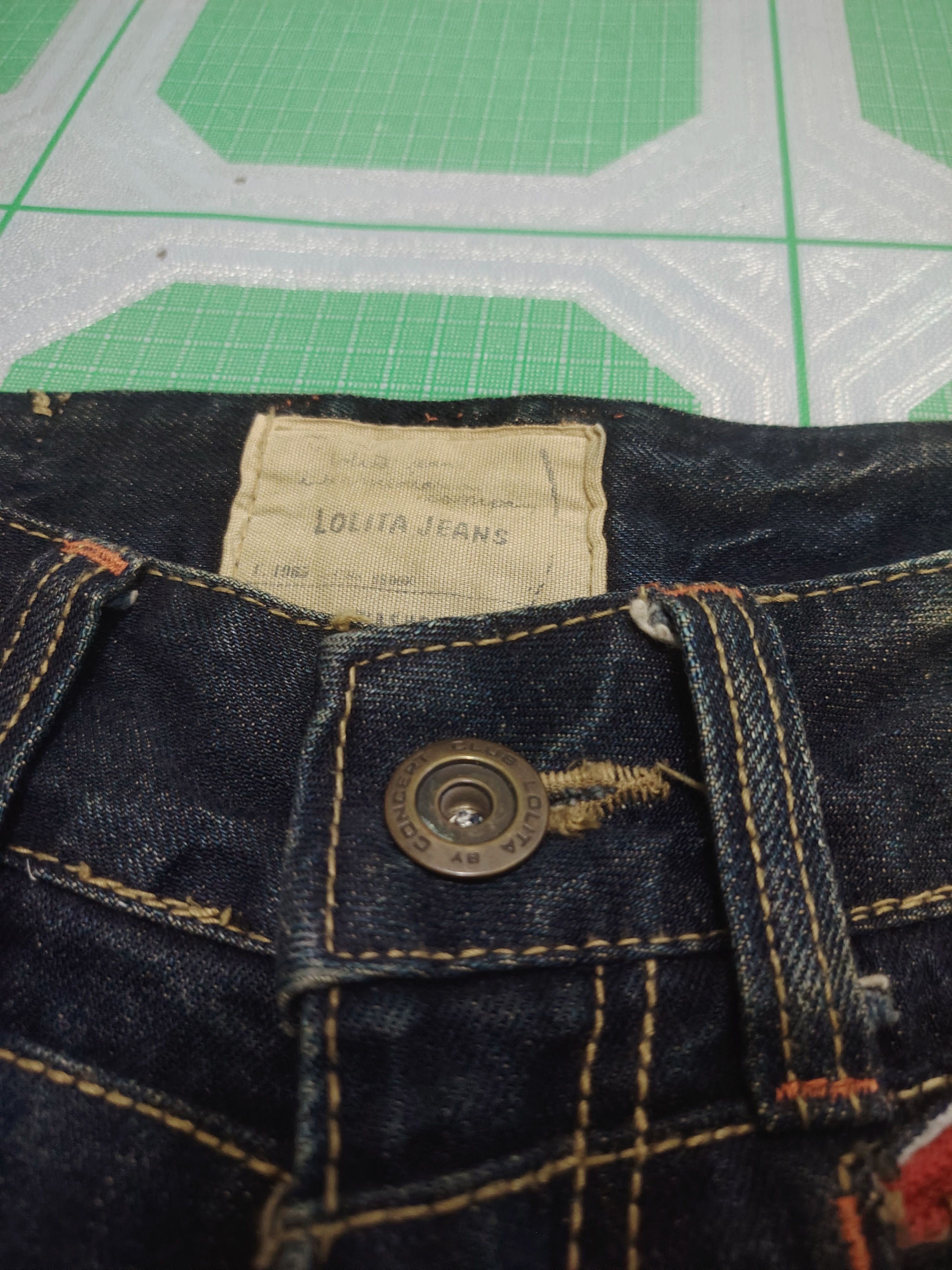 If Six Was Nine Rare!!! JAPANESE Lolita Jeans Distressed Jeans Size US 30 / EU 46 - 4 Thumbnail