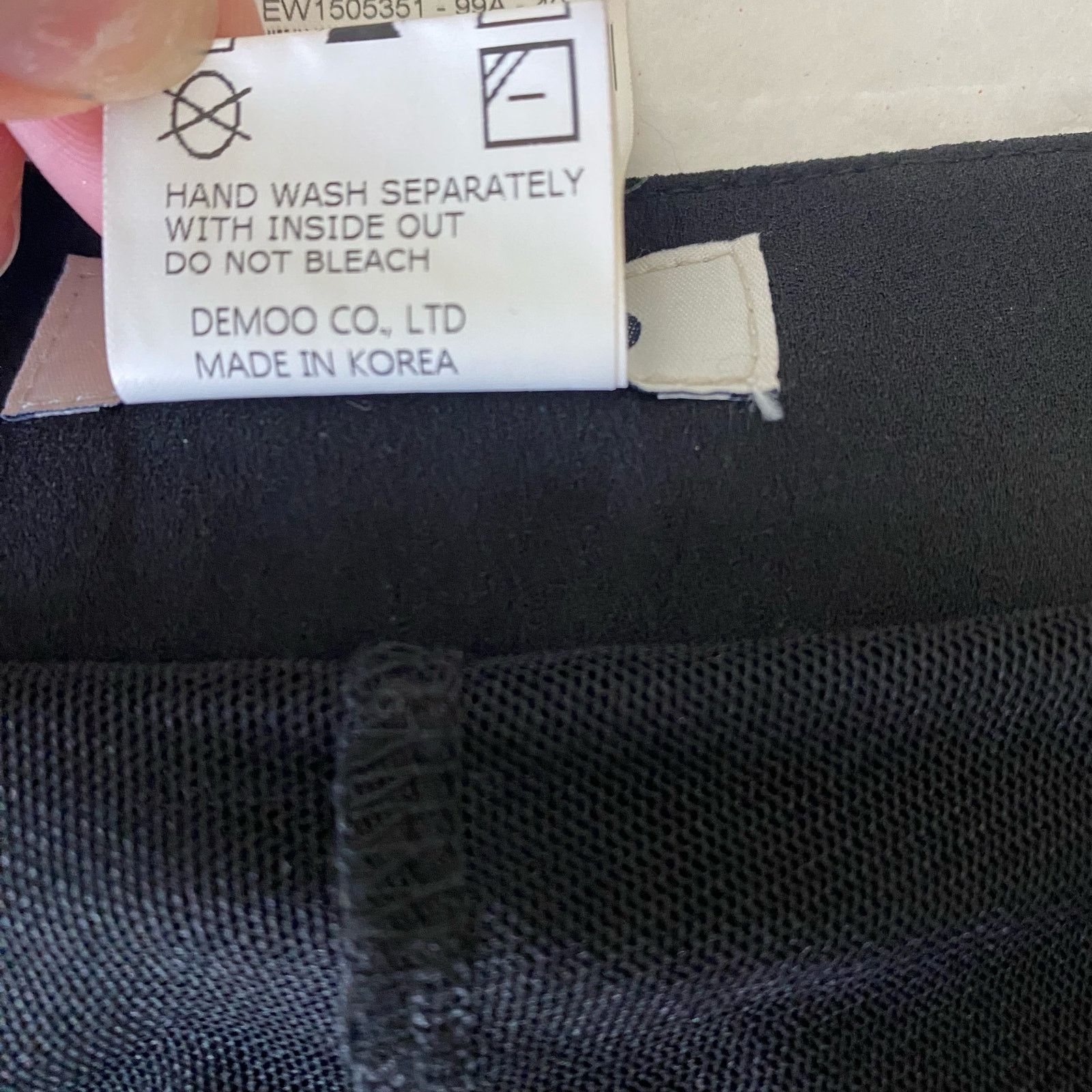 Other D'deMOO Mesh Pants with Skirt Overlay size 2 Size 26" / US 2 / IT 38 - 7 Thumbnail