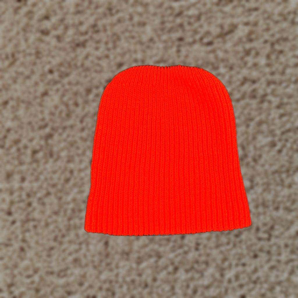 Doublet Neon Orange Beanie Knit Toque Adult One Size - Acrylic Winter Outdoor Hat Unisex Adults Men Women Winter Cap Ski Style Size ONE SIZE - 1 Thumbnail