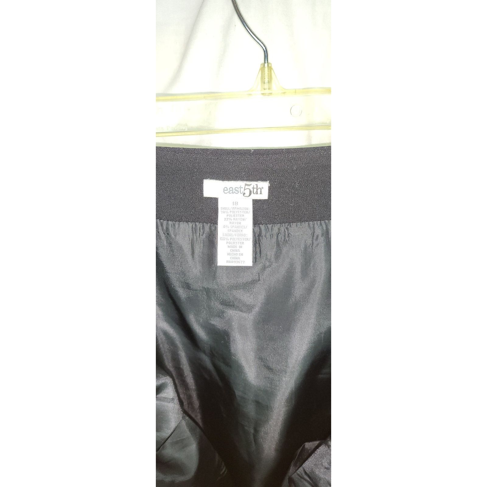 Other East 5th Black Long Straight Skirt Size 18 Size 40" / US 18 - 5 Thumbnail