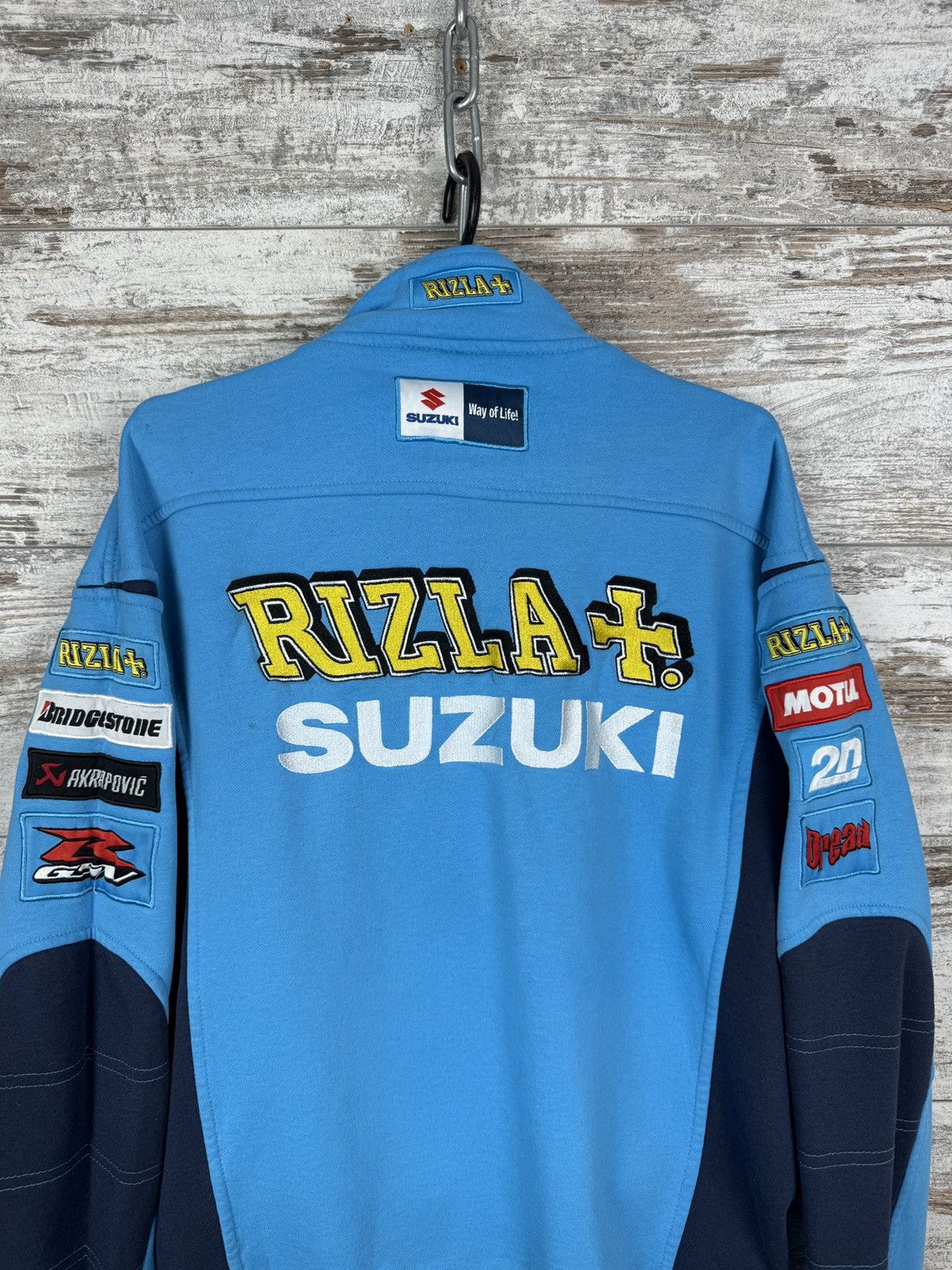 Other Mens Vintage Suzuki zip sweatshirt jacket racing Size US M / EU 48-50 / 2 - 19 Thumbnail
