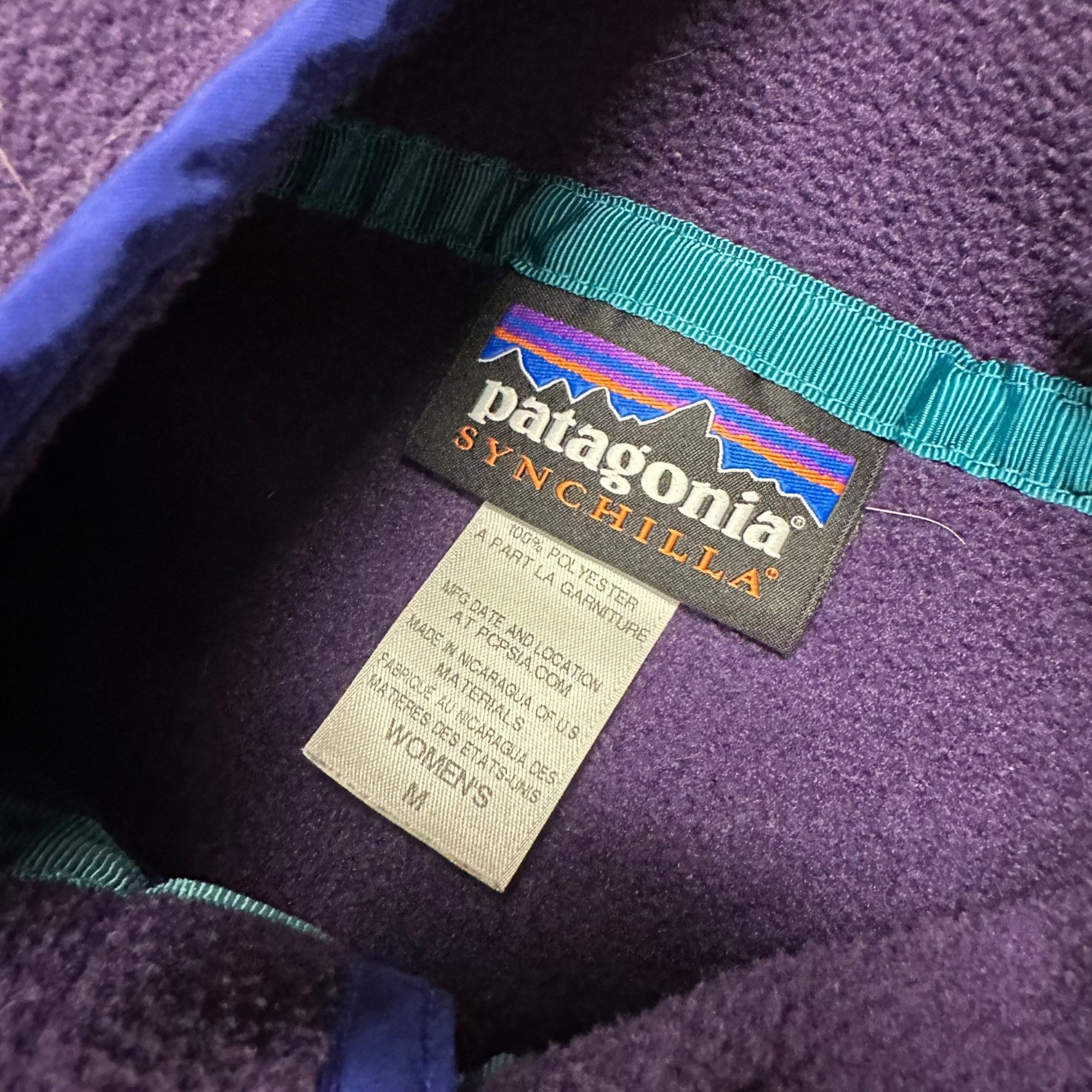 Patagonia × Vintage Vintage Patagonia Synchilla Snap Up Pullover Fleece Jacket P Size US S / EU 44-46 / 1 - 3 Thumbnail