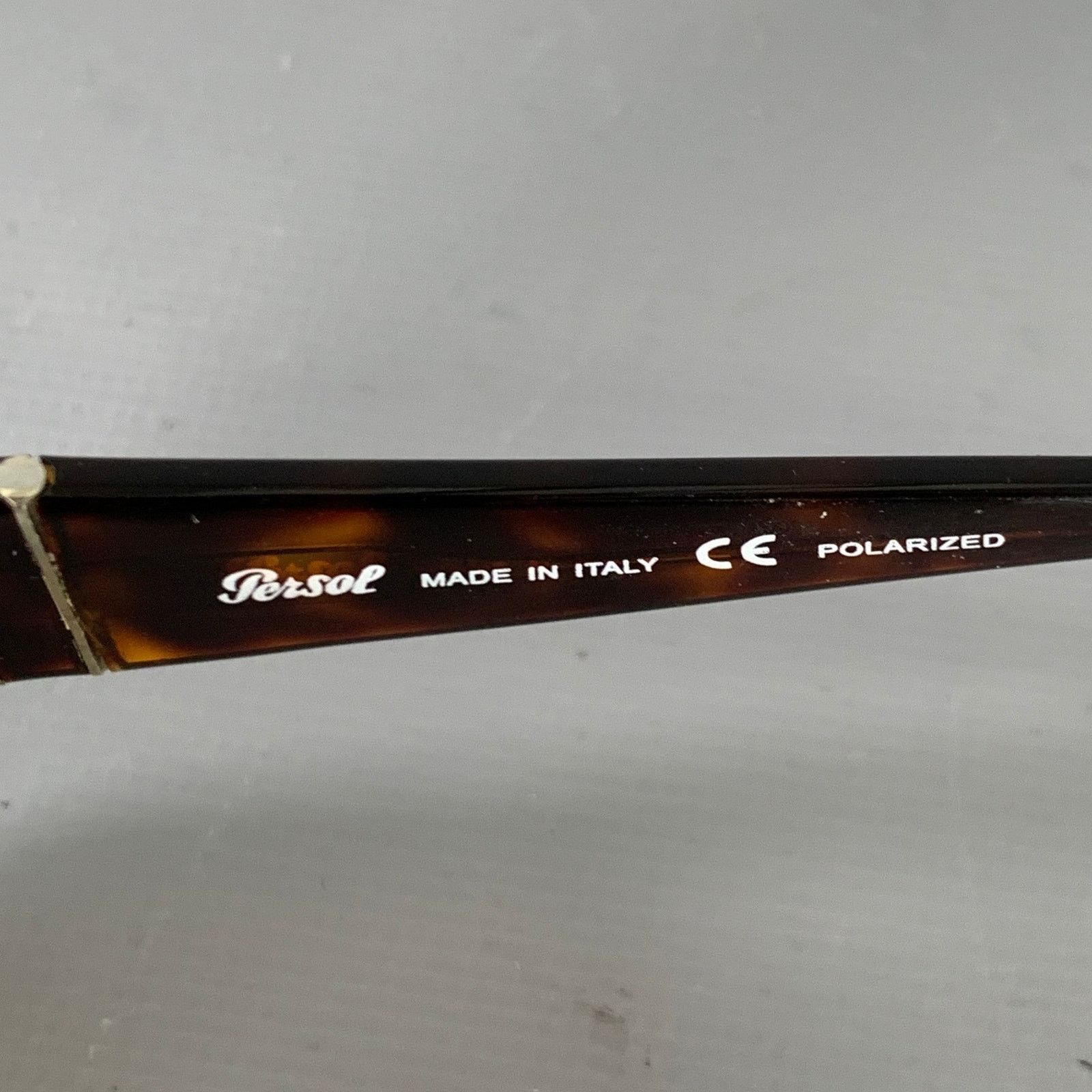 Persol Brown Tortoiseshell Metal Polarized Aviator Sunglasses Size ONE SIZE - 6 Thumbnail
