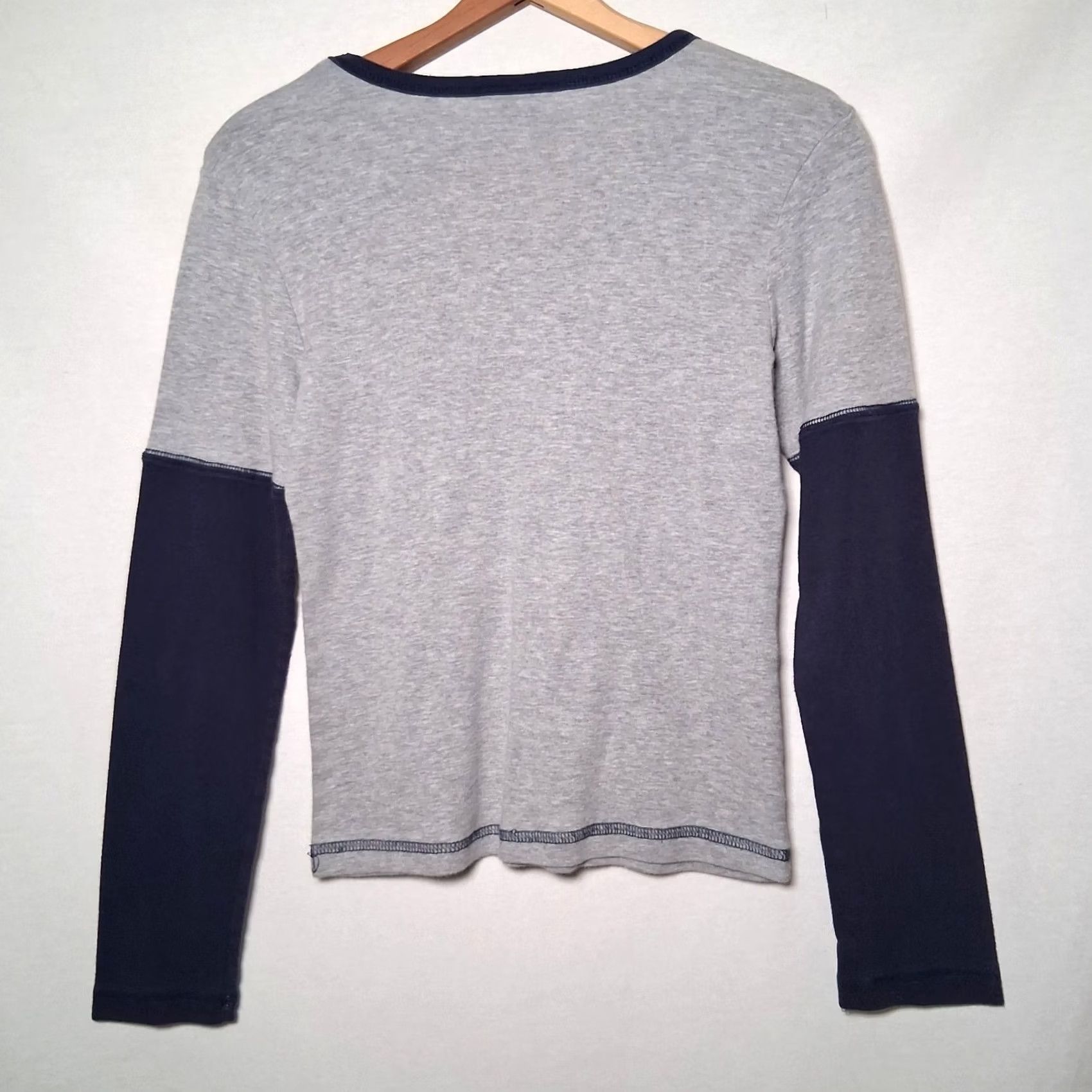 Speedo VINTAGE Full Speed Shirt Juniors Small Long Sleeve Slim Gray Knit top Retro Y2K Sportswear Casual Mens Womens Girls BoyS Size S / US 4 / IT 40 - 3 Thumbnail