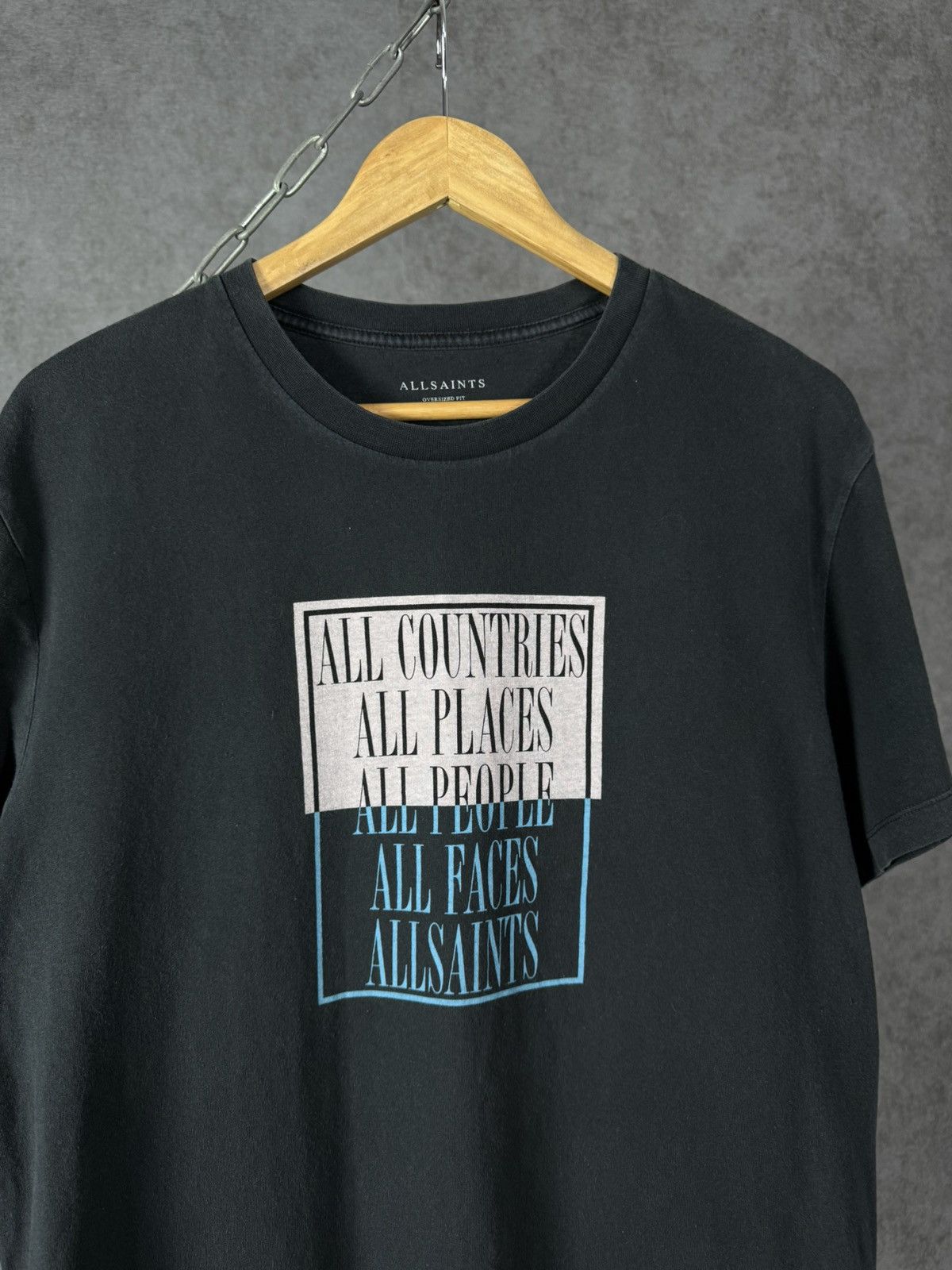 Allsaints Allsaints art designer overprinted tee Size US S / EU 44-46 / 1 - 3 Thumbnail