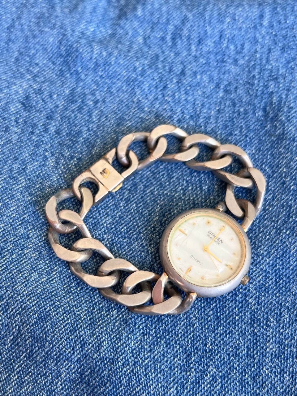 Japanese Brand × Vintage Vintage Japanese style Chain Metal futuristic Watch Bracelet Size ONE SIZE - 3 Thumbnail