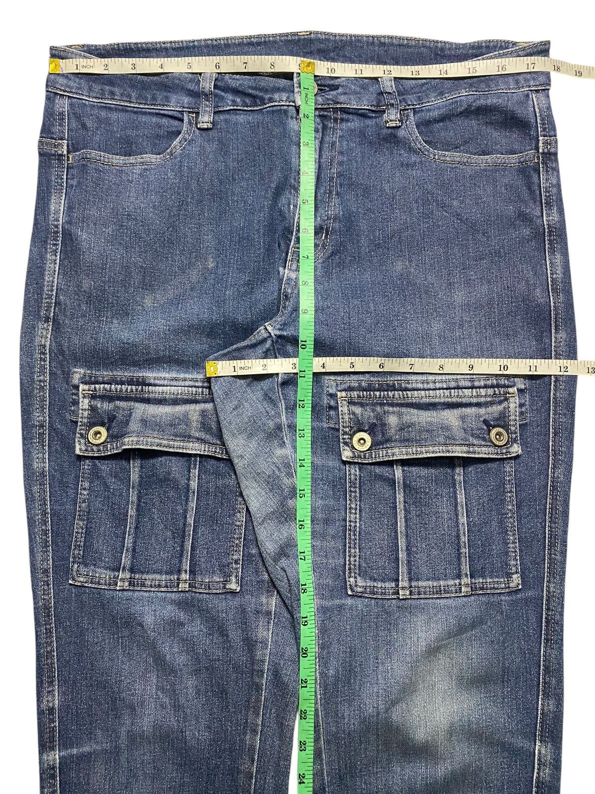 Japanese Brand Japanese Brand like Mercibeaucoup Blue Wash Bush Pants Size US 35 - 9 Thumbnail