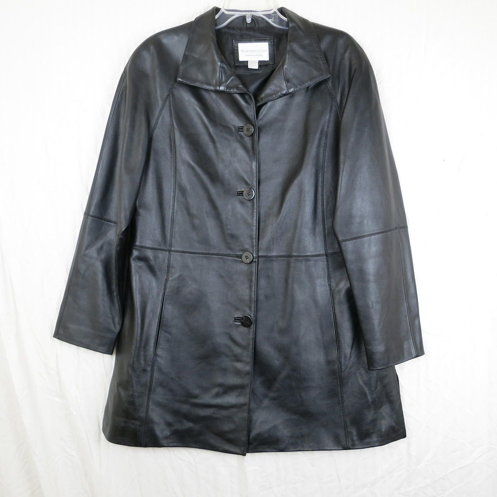 Worthington Worthington Genuine Lambskin Black Jacket Women's Medium Size M / US 6-8 / IT 42-44 - 1 Thumbnail