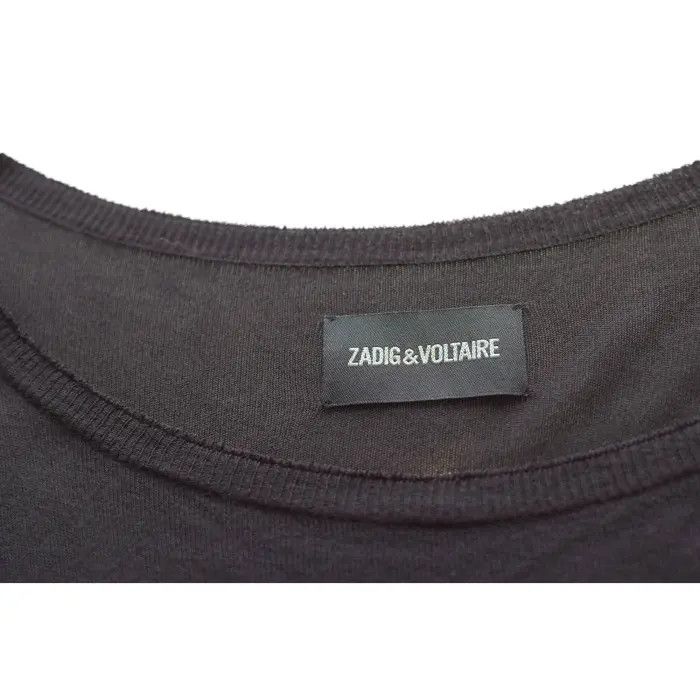 Zadig & Voltaire Zadig & Voltaire Zuma V Black Knit mini dress Size S / US 4 / IT 40 - 3 Thumbnail