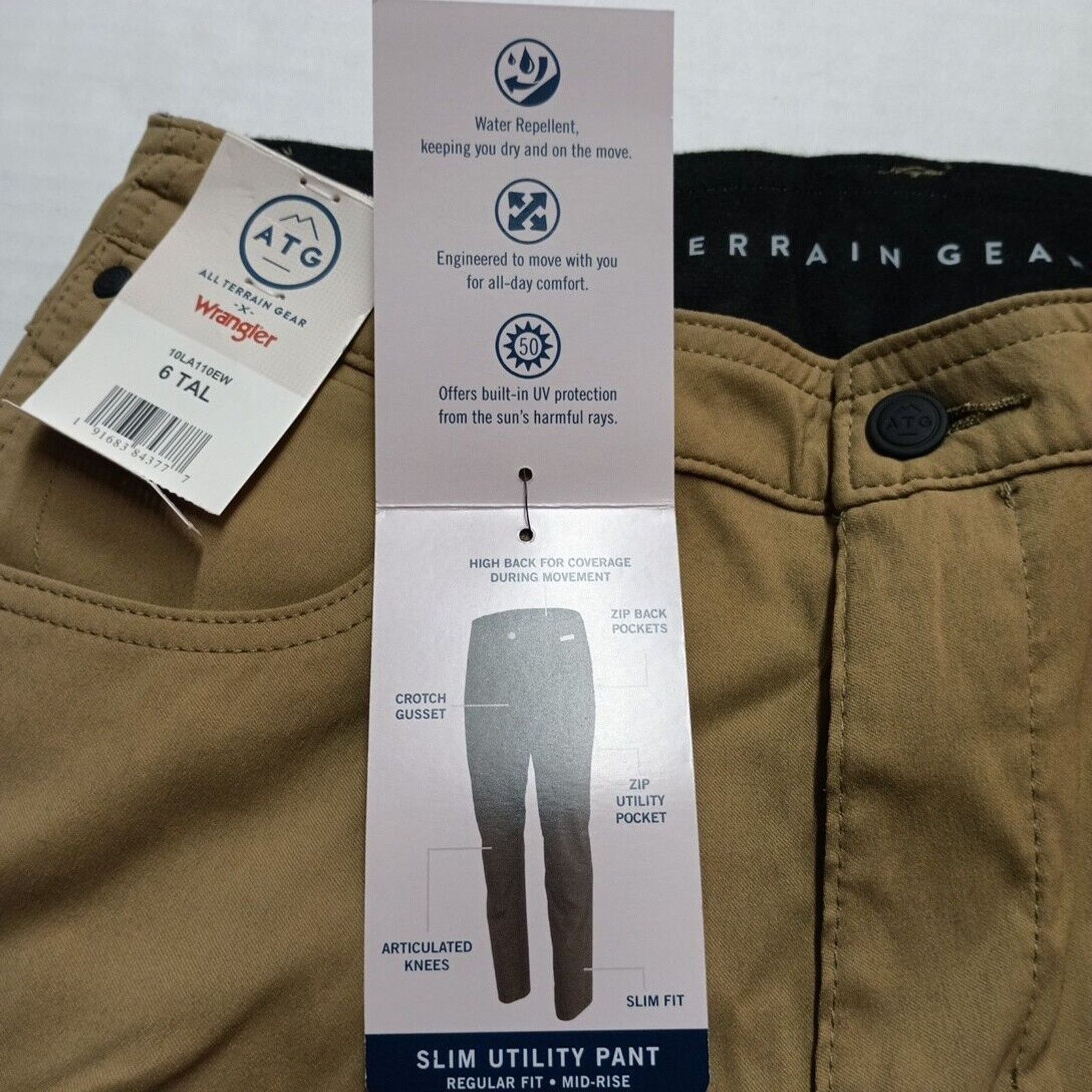 Wrangler Wrangler Women's Slim Fit Utility Pants Size 6 Tall 28x32 Size 28" / US 6 / IT 42 - 5 Thumbnail