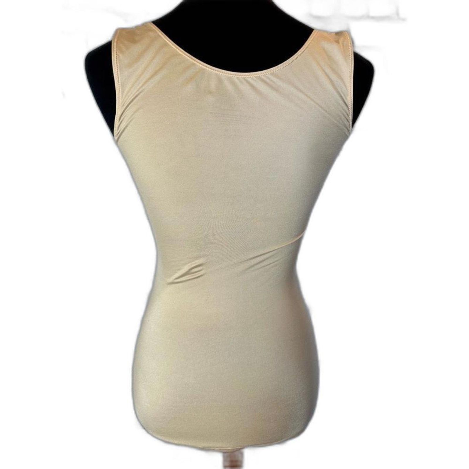 Designer Soft Nude Tank Top - Versatile Sleeveless Tee Size ONE SIZE - 3 Thumbnail
