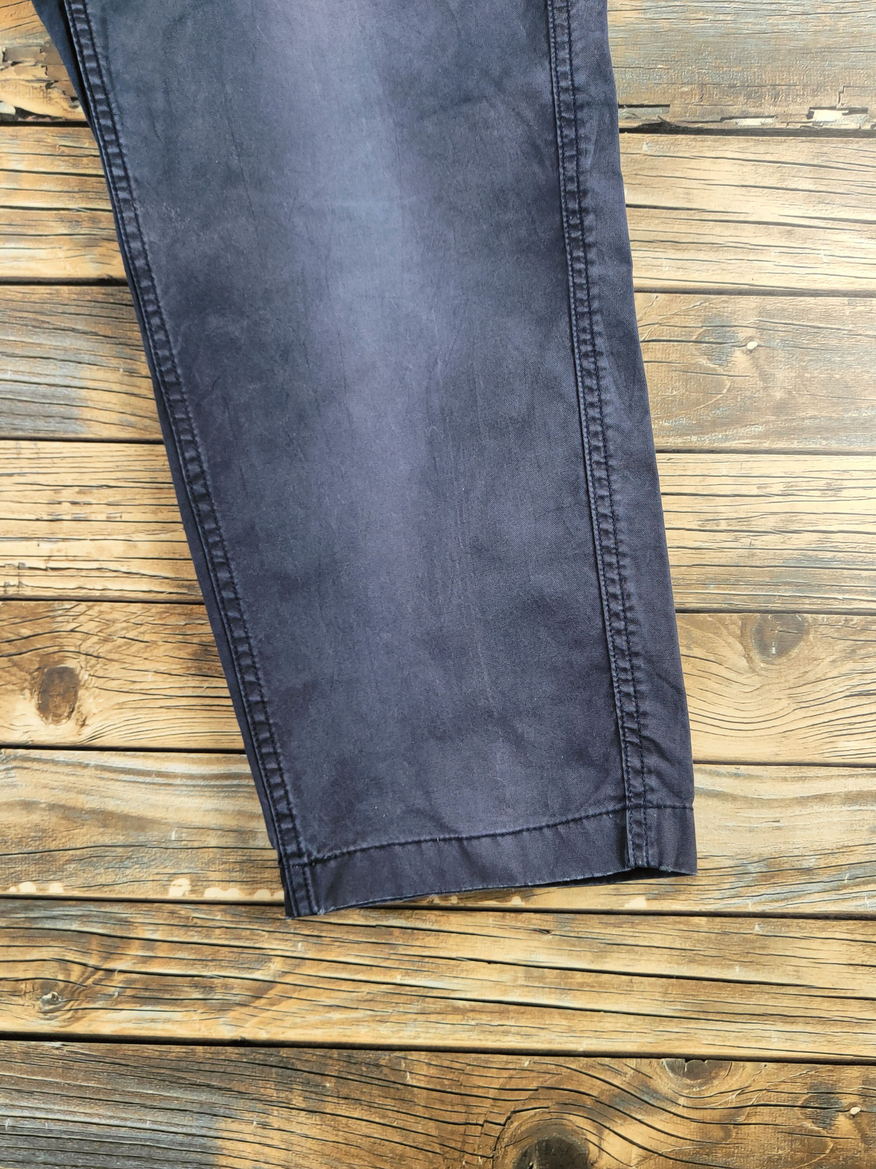 Japanese Brand DL Uniqlo Dark Blue Multipocket Cargo Pants #46-373 Size US 31 - 6 Thumbnail