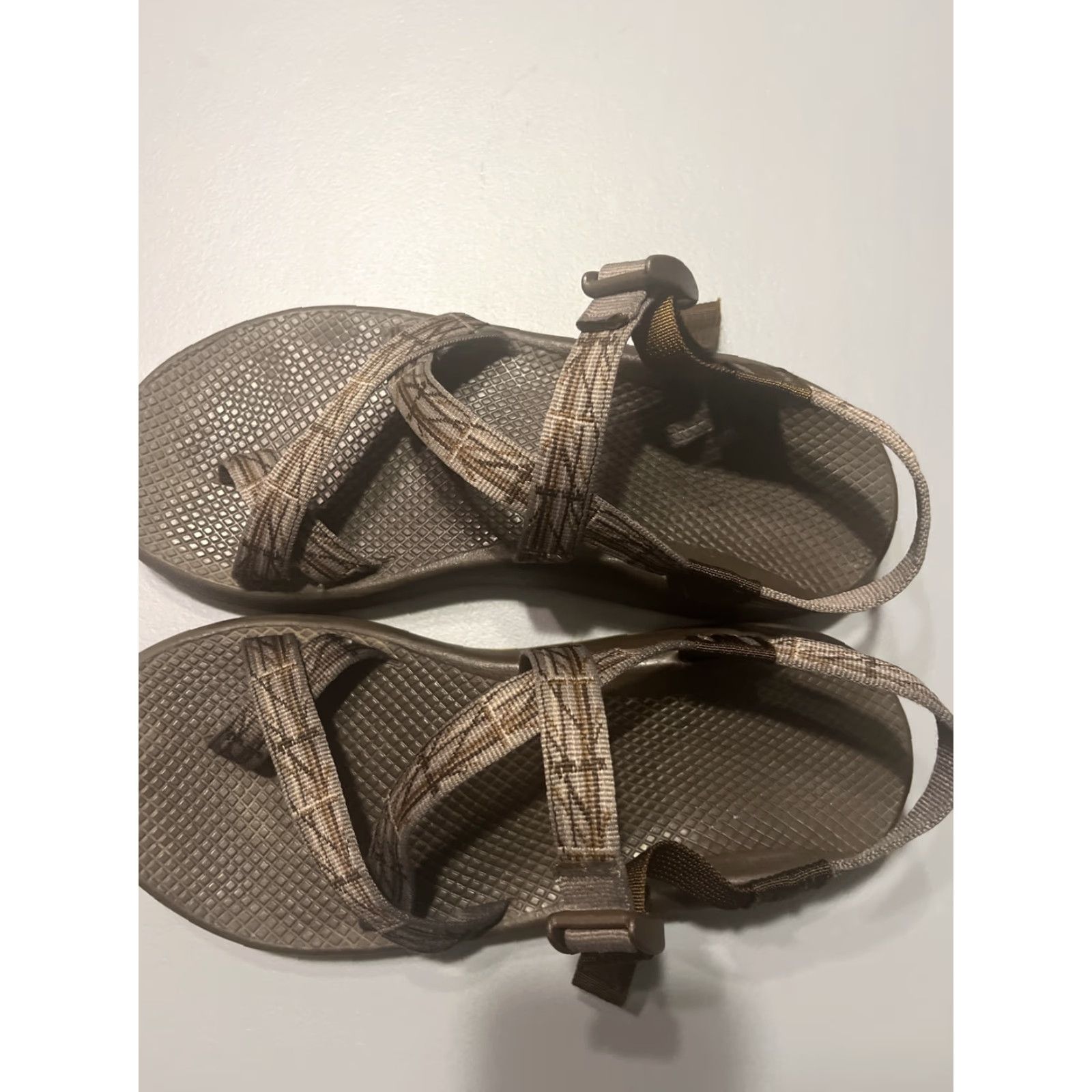 Chaco Chaco Z1 Classic Sandal Mens 11 Brown Black Vibram Sole Slip-On Sport Beach Activewear Casual Shoes Men Size ONE SIZE - 3 Thumbnail