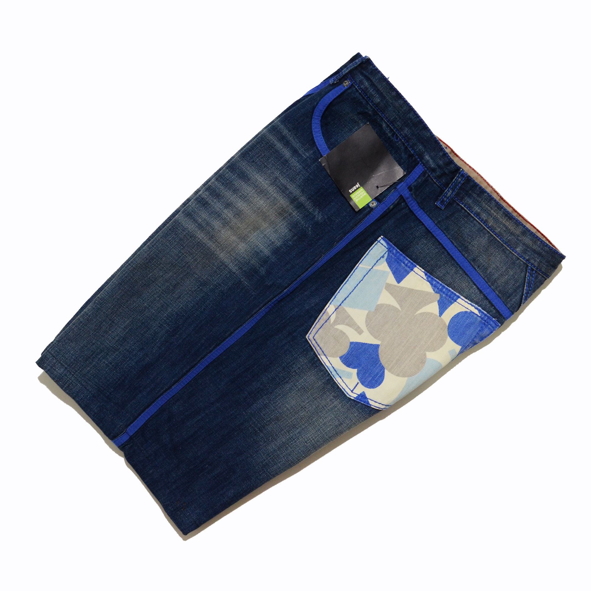 Marithe + Francois Girbaud M+FG Denim Shorts Y2K Hiphop 2006 Craft Size US 34 / EU 50 - 3 Thumbnail
