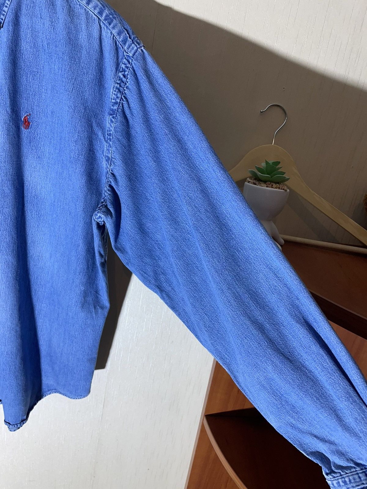 Polo Ralph Lauren × Vintage Polo Ralph Lauren vintage denim shirt Size US XL / EU 56 / 4 - 8 Thumbnail