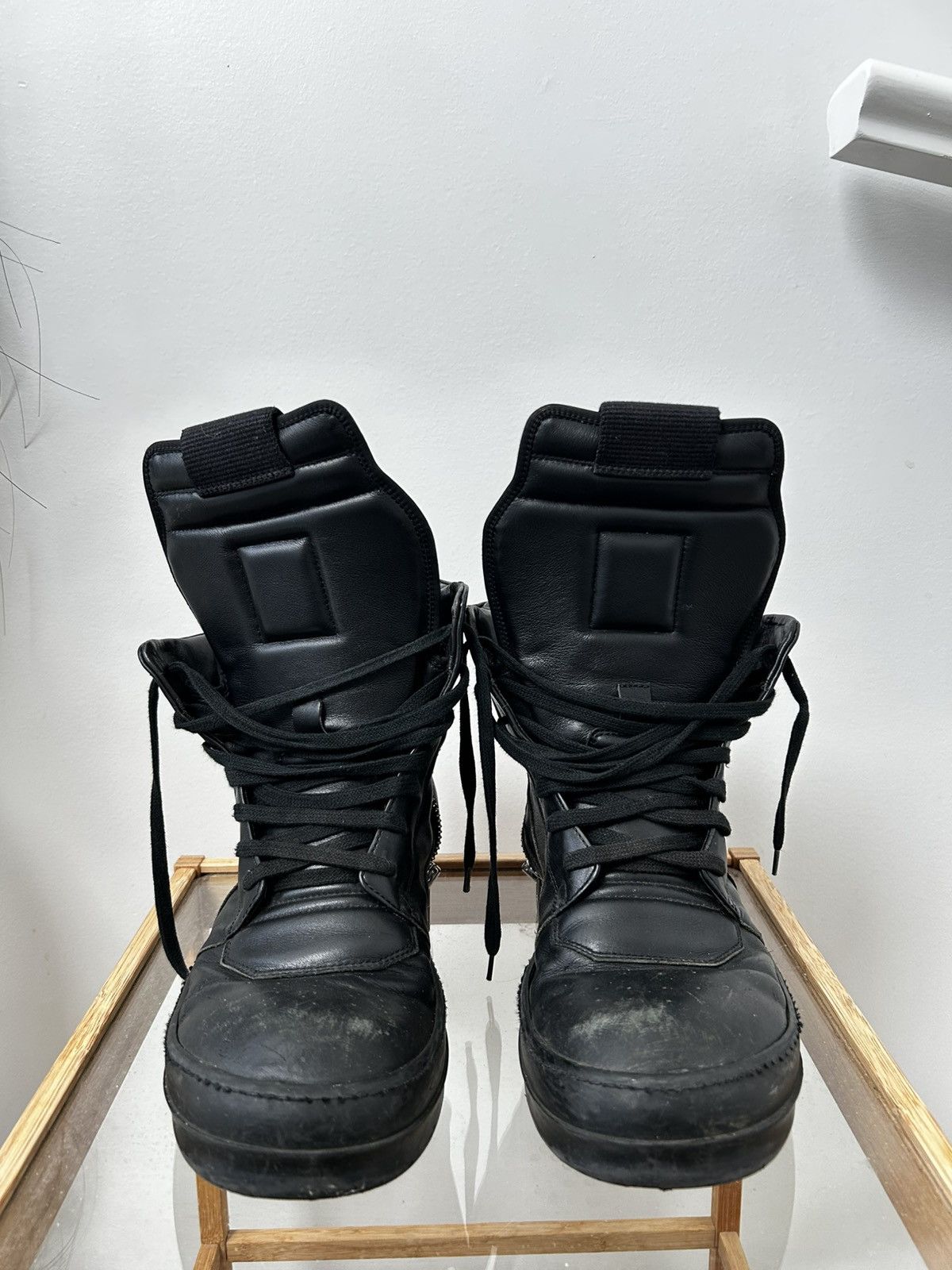 Rick Owens Black Geobaskets