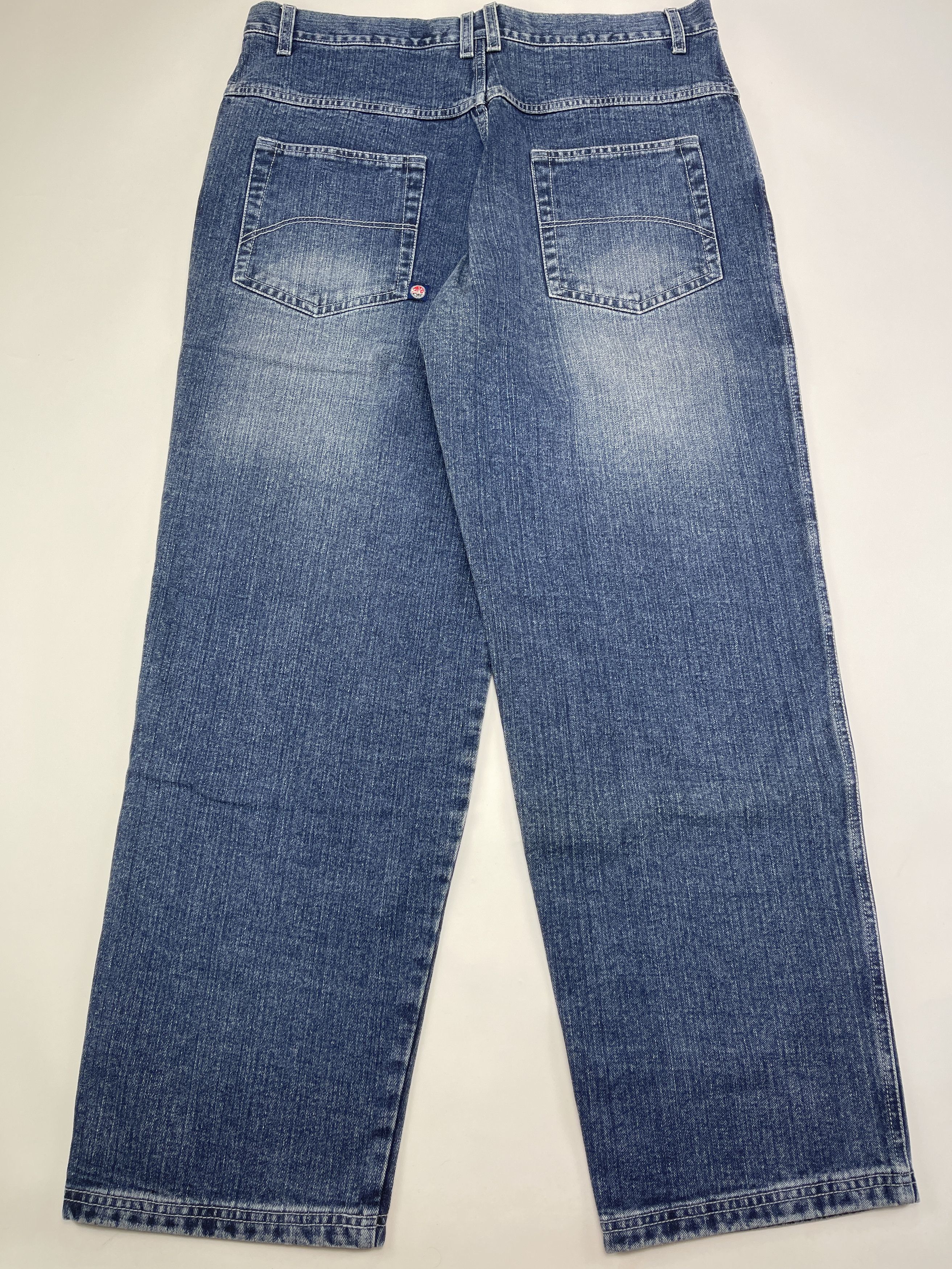 Vintage SWG jeans, blue Street War Gear vintage baggy hip hop 90s 36 Size US 36 / EU 52 - 1 Thumbnail