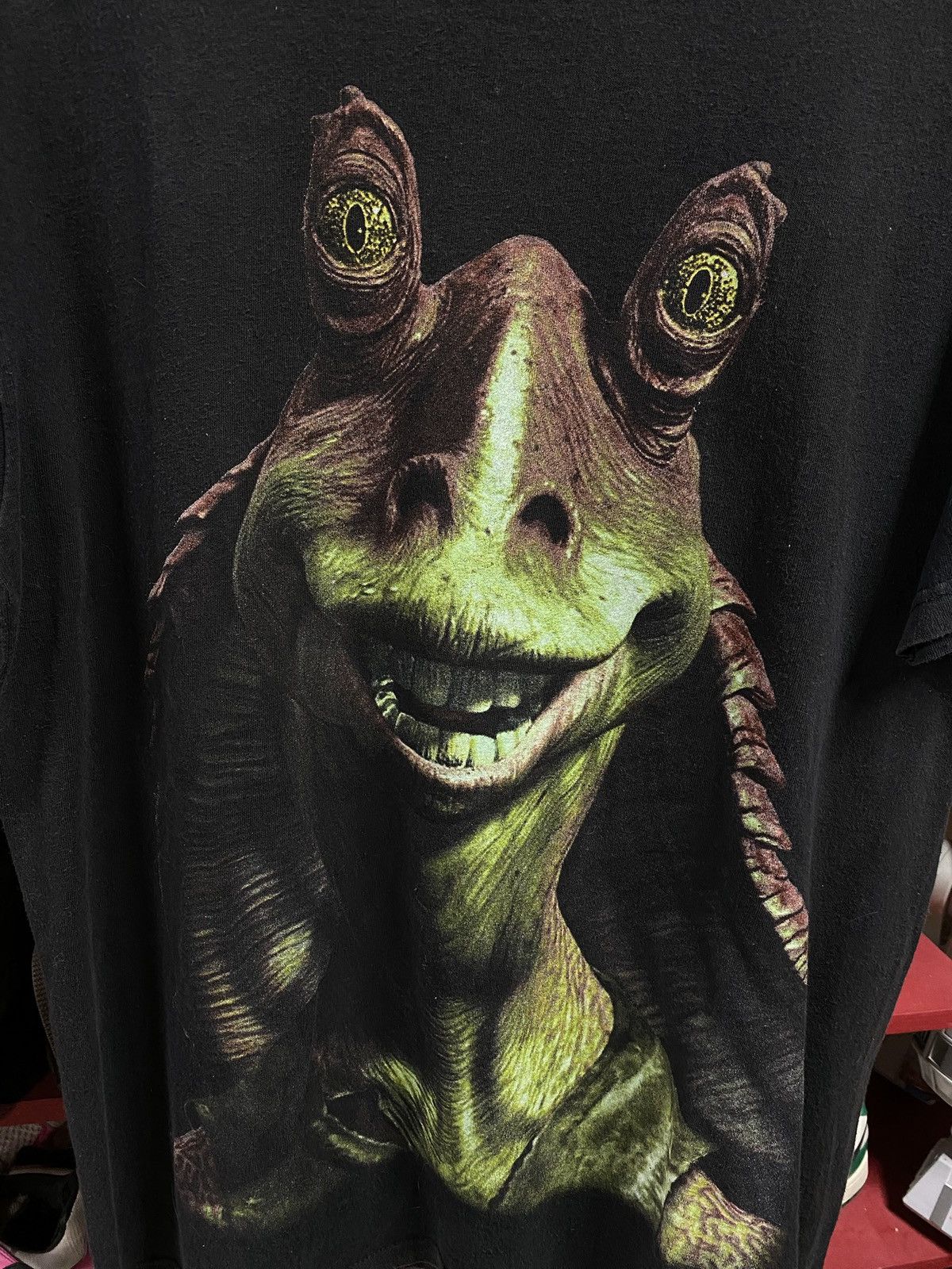 Disney Vintage 90’s Star Wars Ep 1 Jar Jar T-Shirt Adult Medium Size US M / EU 48-50 / 2 - 5 Thumbnail