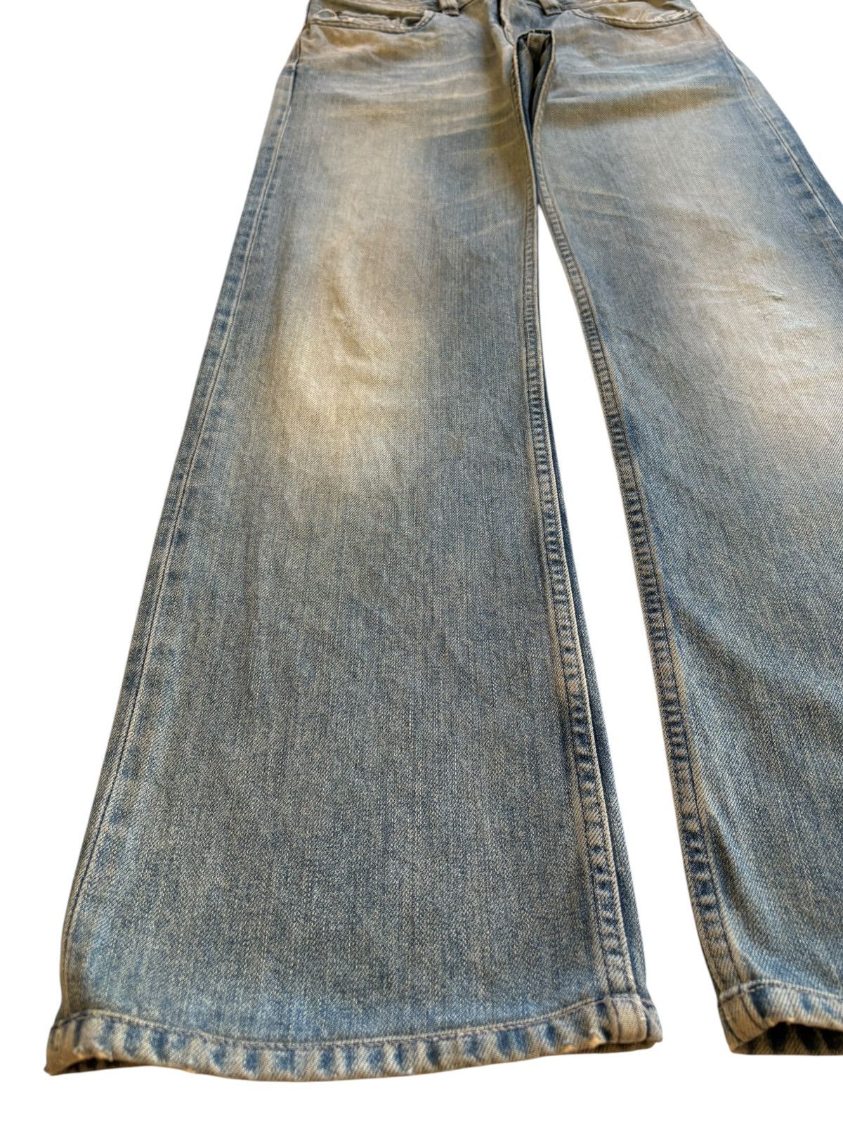 Diesel Vintage Italy Diesel Mud Wash Loose Baggy Jeans Size US 31 - 6 Thumbnail