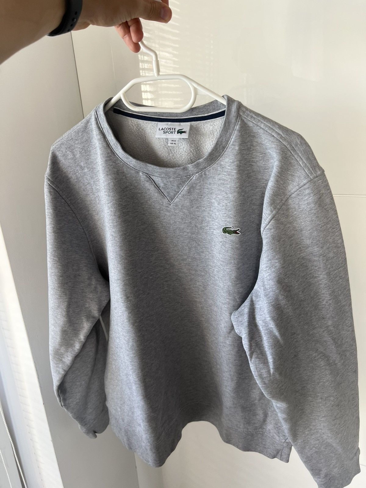 Lacoste Lacoste Sport Casual Fit Crewneck Grey Sweatshirt Size US XL / EU 56 / 4 - 8 Thumbnail