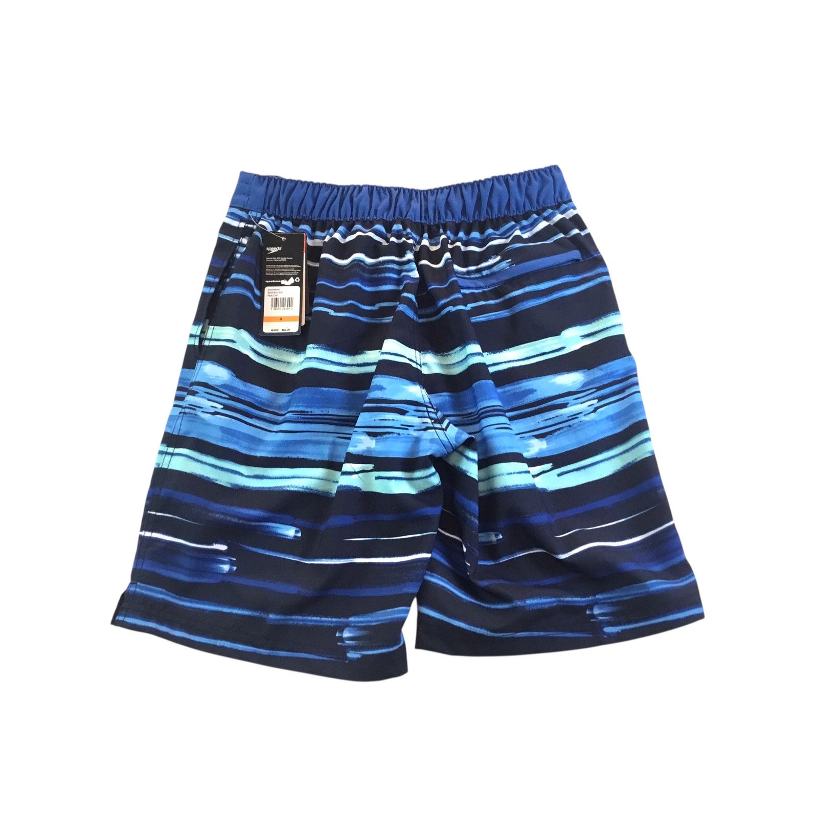 Speedo Speedo Boardshorts Swim Trunks Blue Stripe New Small NWT $62 Size US 30 / EU 46 - 4 Thumbnail