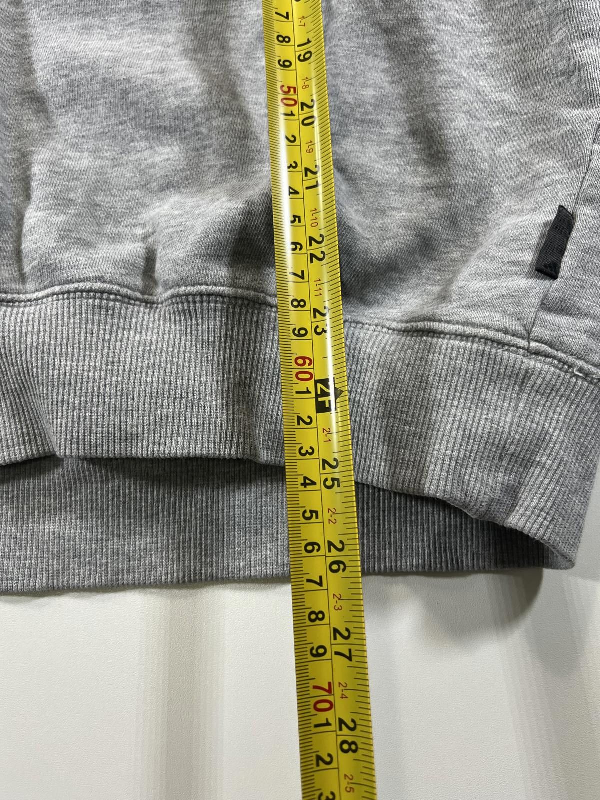 Adidas Vintage Adidas Grey V-Neck Sweatshirt Size US L / EU 52-54 / 3 - 7 Thumbnail