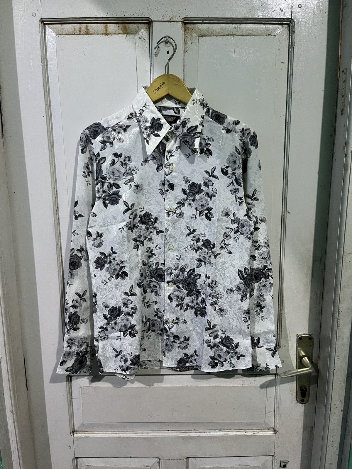 Tornado Mart Tornado mart flower pattern shirt Size US M / EU 48-50 / 2 - 2 Thumbnail
