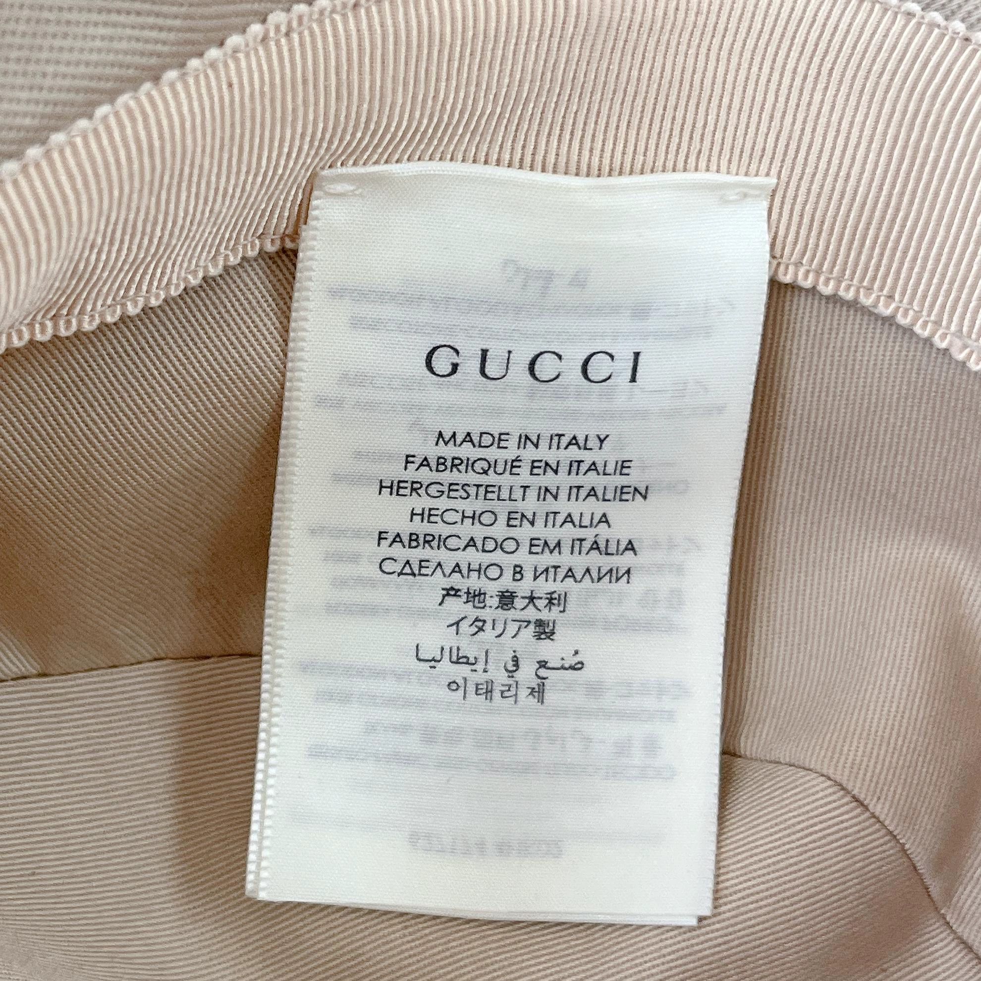 Gucci Gucci Khaki Bucket Hat L (59cm) Size ONE SIZE - 8 Thumbnail