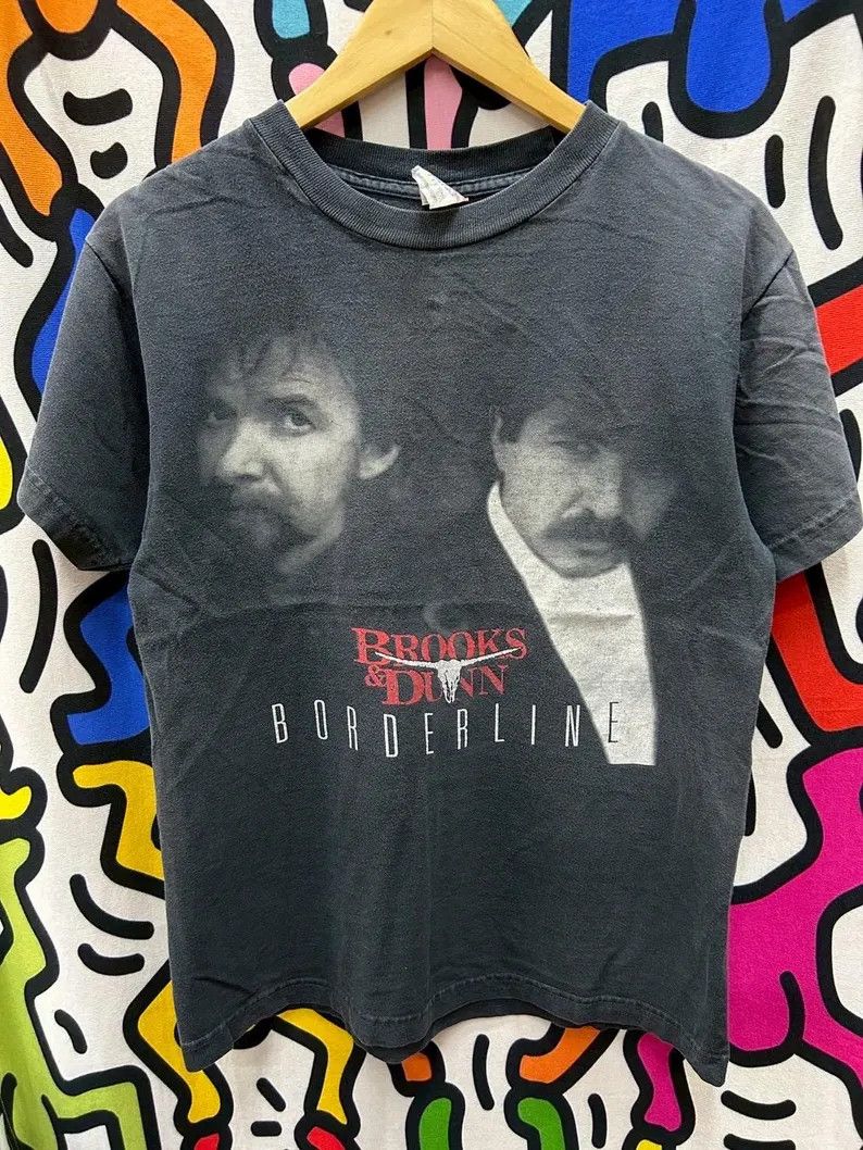Vintage Vintage 90s Brooks and Dunn Band tshirt size M Size US M / EU 48-50 / 2 - 2 Thumbnail