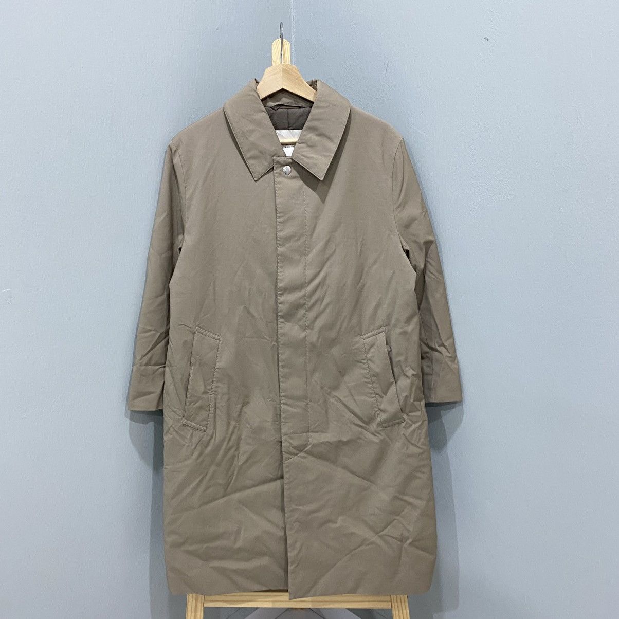 Mackintosh Mackintosh Beige Balmacaan Coat - Made in UK - Premium Mac Size US S / EU 44-46 / 1 - 1 Thumbnail
