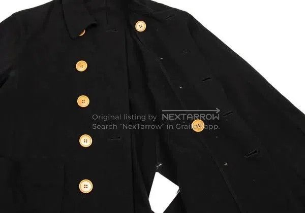 Comme des Garcons Comme Des Garcons size F Black Retro Double Breasted Coat Size S / US 4 / IT 40 - 8 Thumbnail