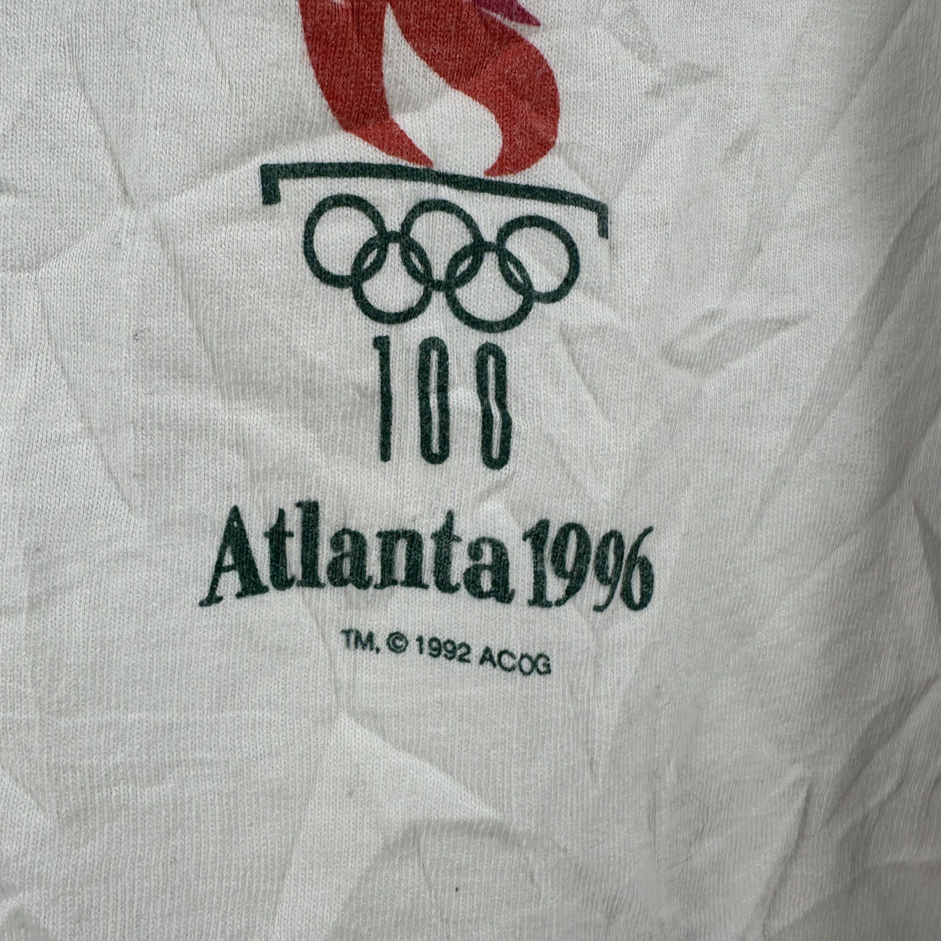 Vintage Vintage 1996 Atlanta Olympic Games Single Stitch T-shirt Size US XL / EU 56 / 4 - 4 Thumbnail