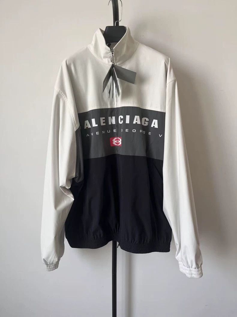 Balenciaga Balenciaga Colorblock High-Neck Jacket - dmc Size US M / EU 48-50 / 2 - 1 Thumbnail