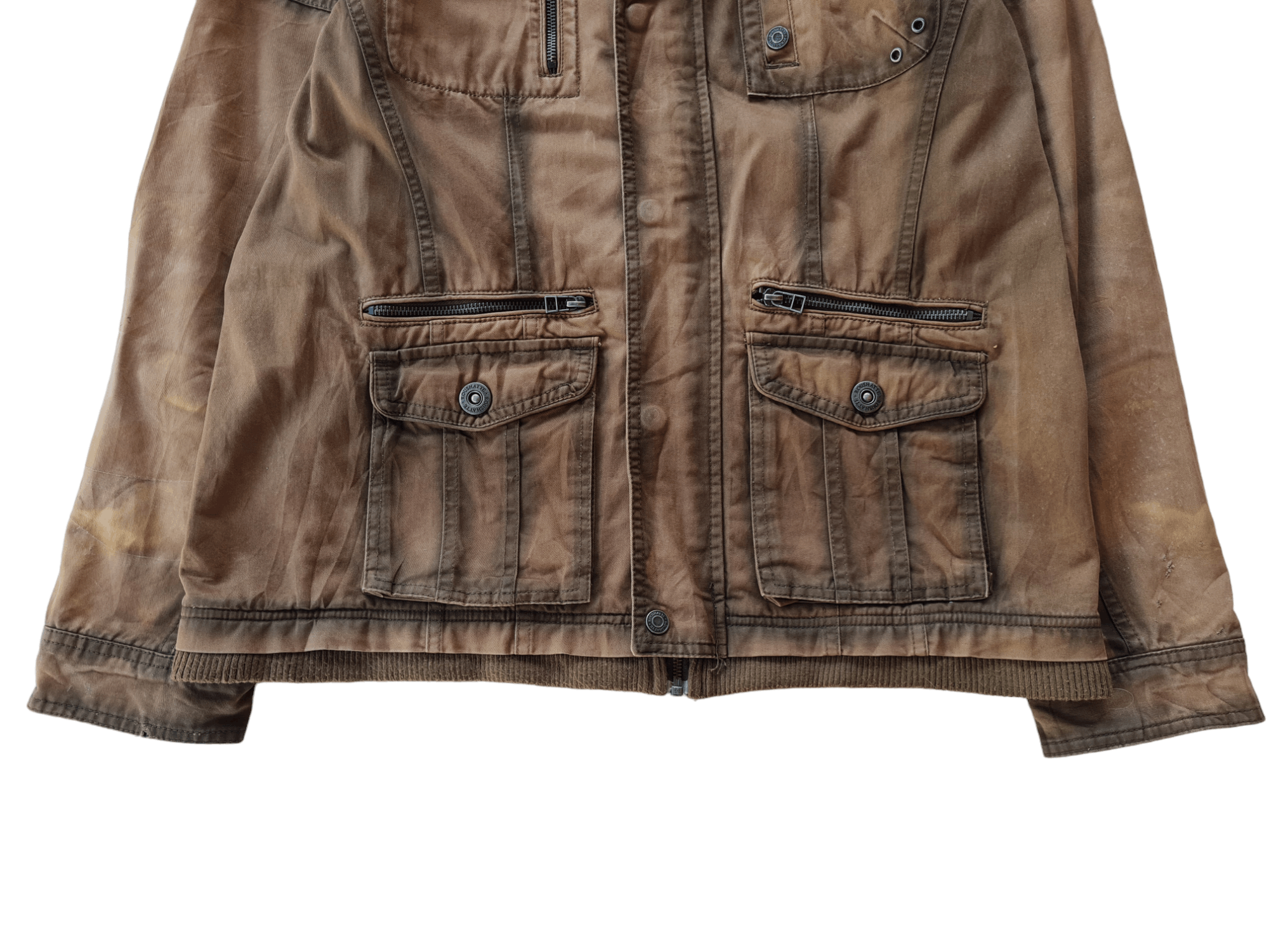 Vintage Sun Faded Roushatte Jacket Zipper