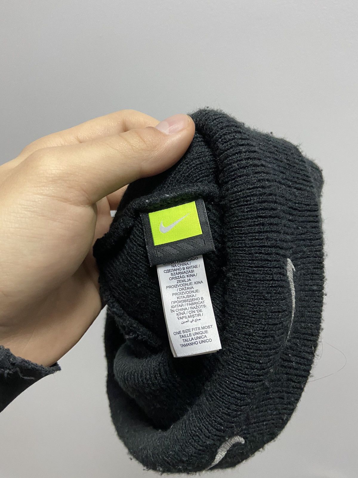 Nike × Vintage Nike Hat Vintage Logo swoosh beanie Y2K Size ONE SIZE - 3 Thumbnail