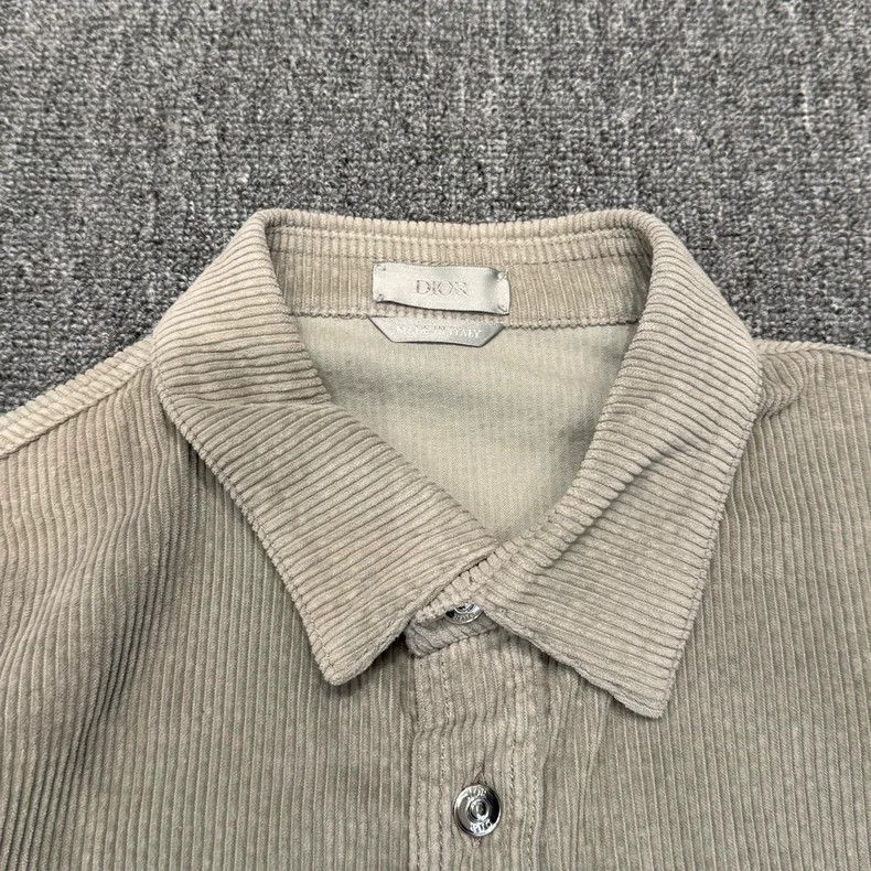 Dior Dior Gray Corduroy Shirt Jacket-2506 Size US M / EU 48-50 / 2 - 3 Thumbnail