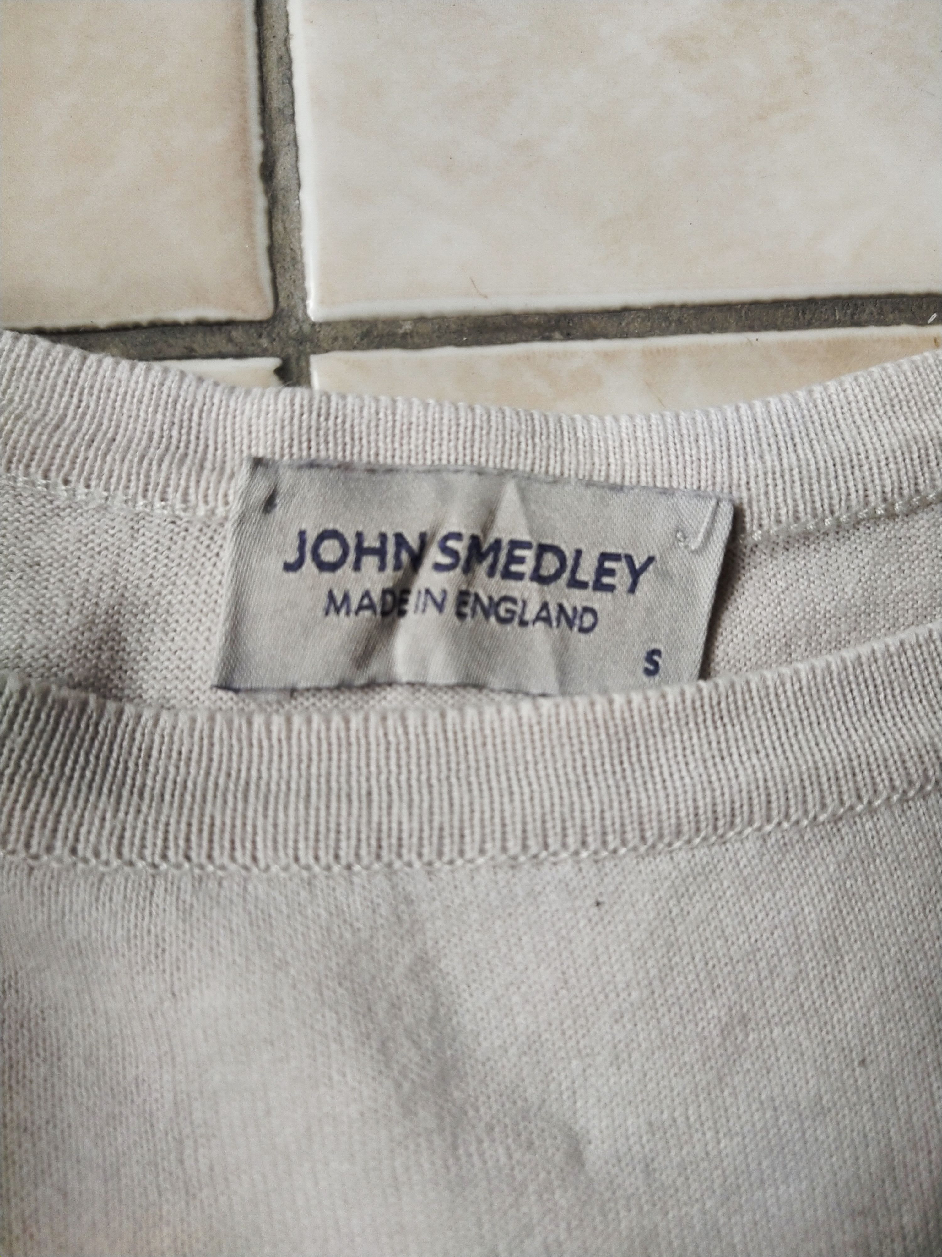 John Smedley John Smedley Sea Island Cotton Knit Top Made in England Size S / US 4 / IT 40 - 5 Thumbnail