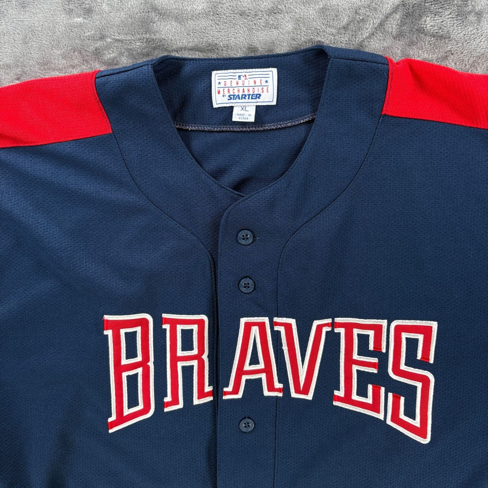 Starter Starter Atlanta Braves Baseball Jersey Men XL World Series H Size US XL / EU 56 / 4 - 3 Thumbnail