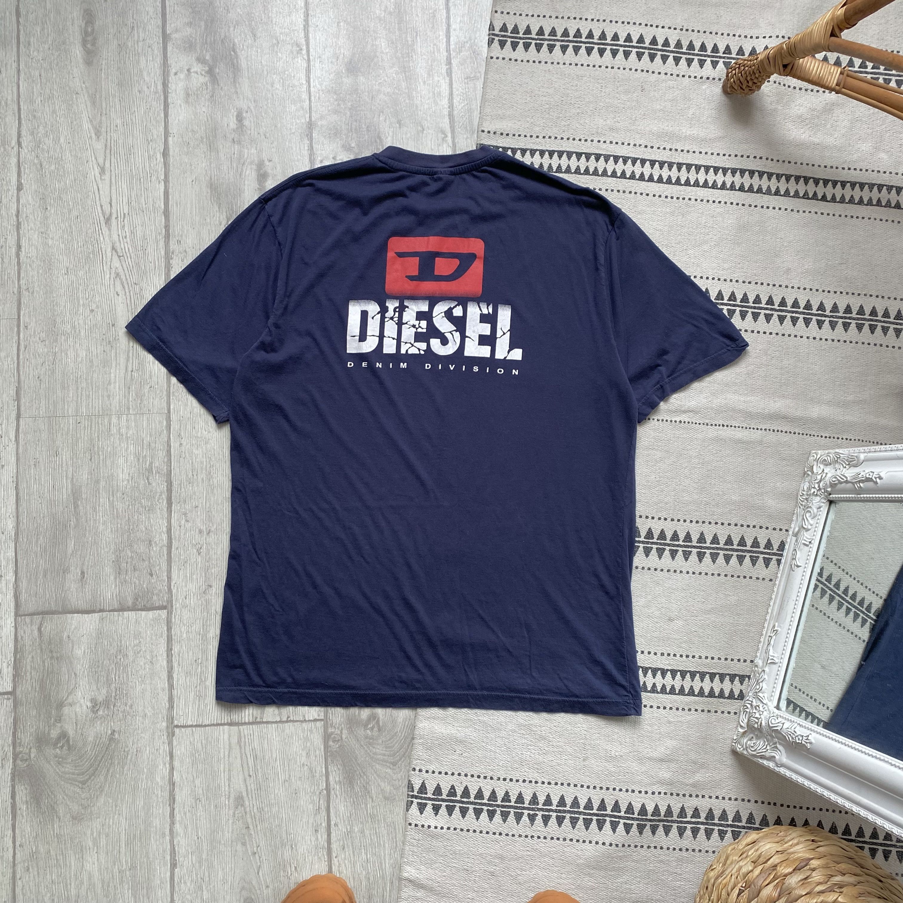 Diesel Essentials 90s Vintage Diesel Big Logo Tee Streetch Opium Size US L / EU 52-54 / 3 - 1 Thumbnail