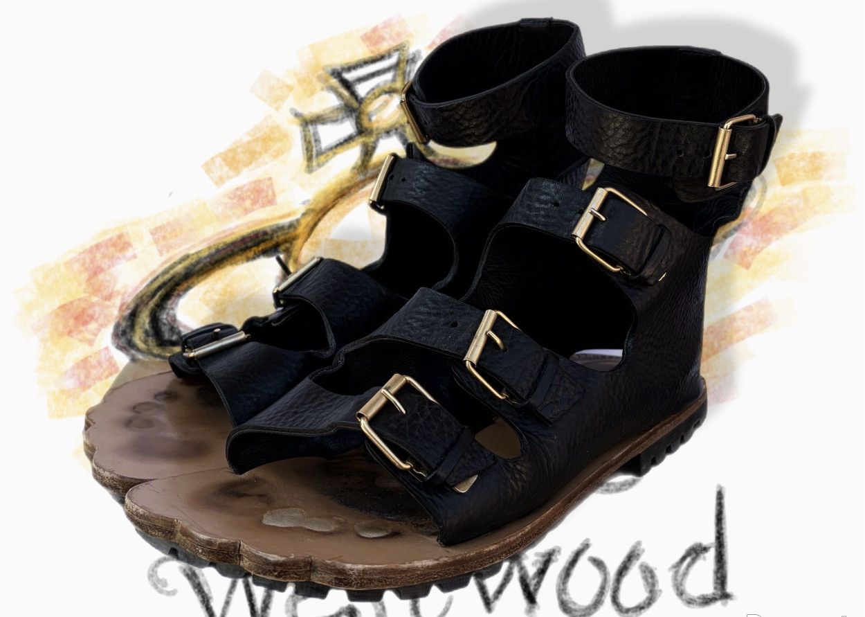 Vivienne Westwood Vivienne Westwood Gladiator Sandal Animal Toe 4 Strap Men's Size US 9 / EU 42 - 1 Thumbnail