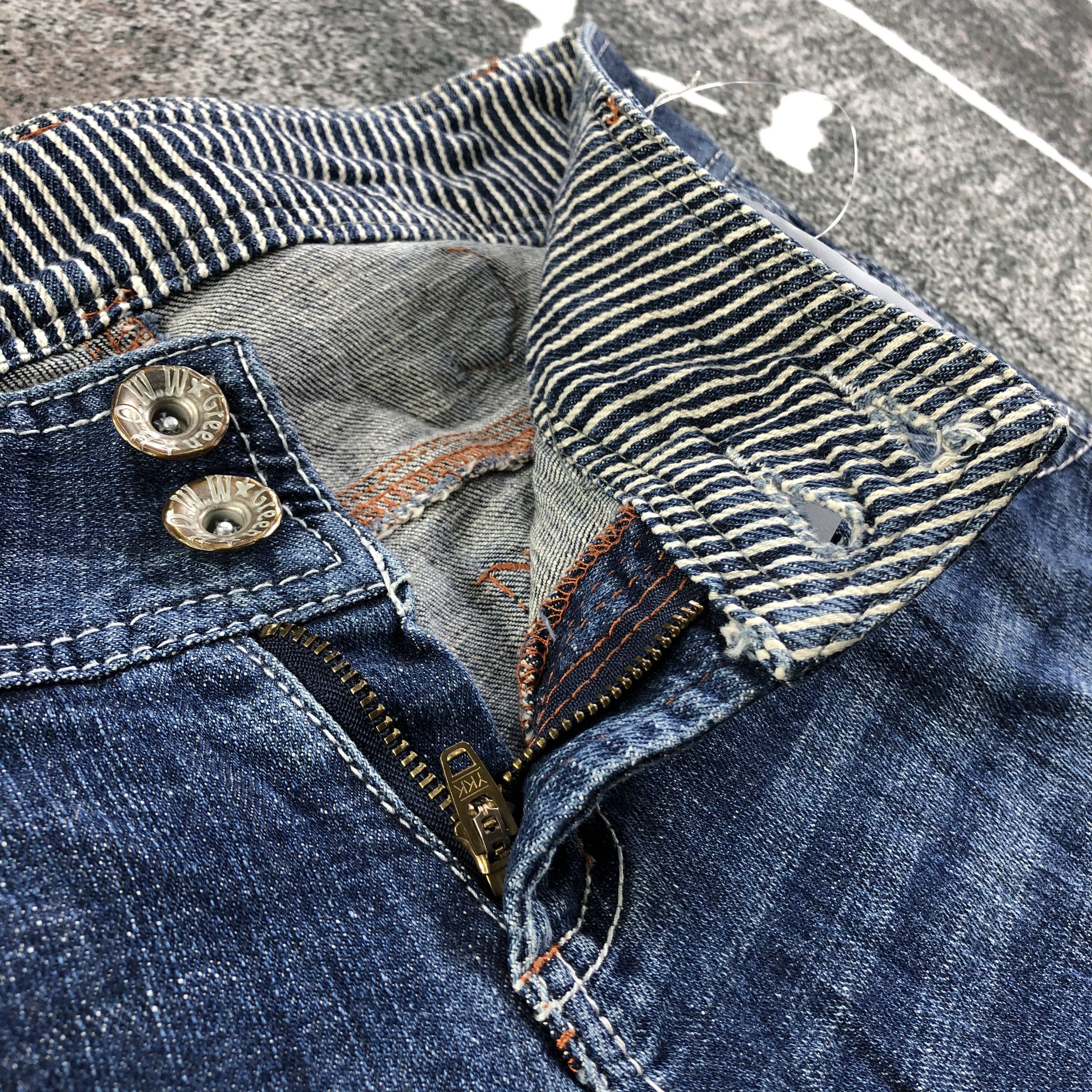 Japanese Brand Japanese Brand OWW Jeans Carpenter Flare Denim KJ1577 Size 32" / US 10 / IT 46 - 7 Thumbnail