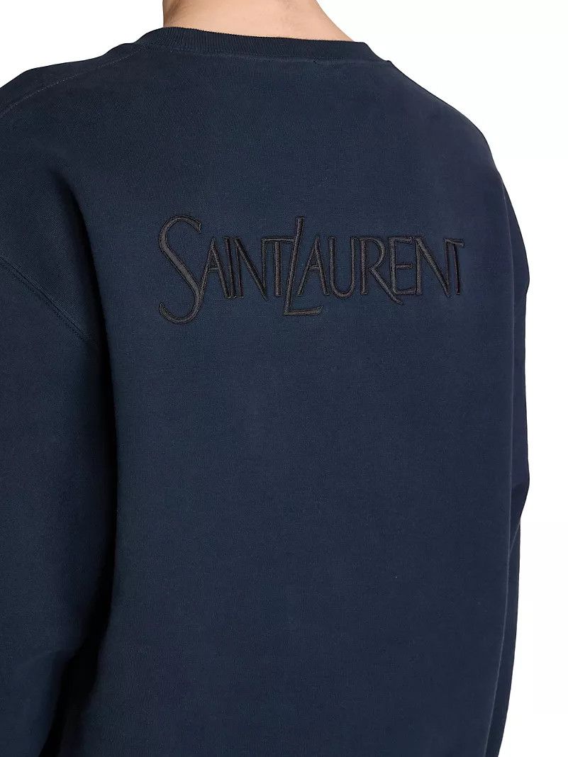 Saint Laurent Paris o1b1hav110425 Sweatshirt & Hoodie in Blue Size US M / EU 48-50 / 2 - 6 Thumbnail