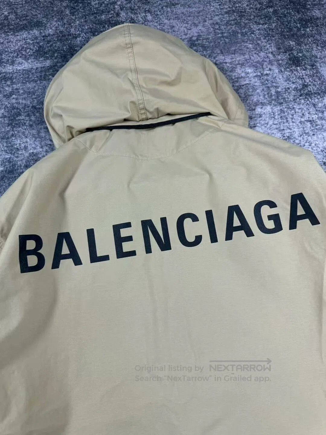 Balenciaga balenciaga khaki logo hooded jacket. Size US XS / EU 42 / 0 - 3 Thumbnail