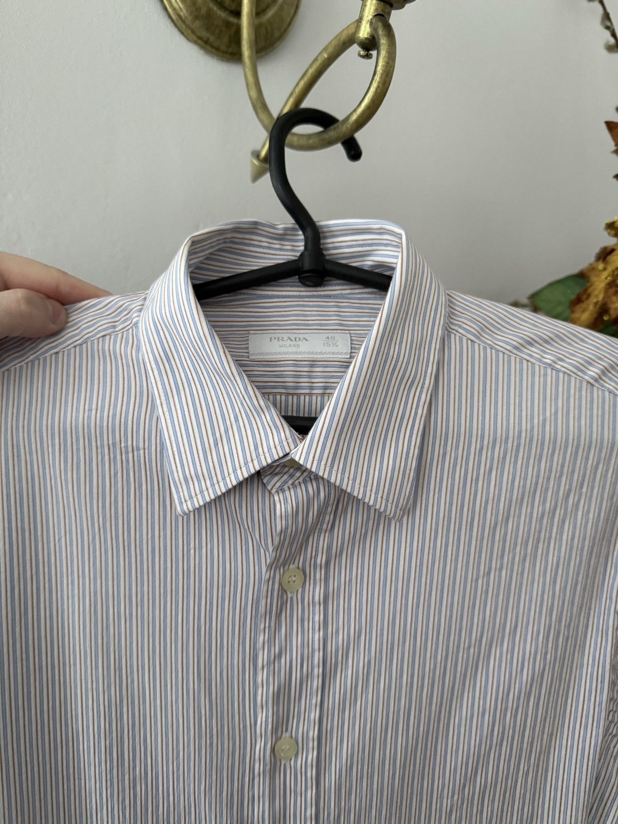 Prada Vintage Prada Button Up Shirt Size US M / EU 48-50 / 2 - 4 Thumbnail