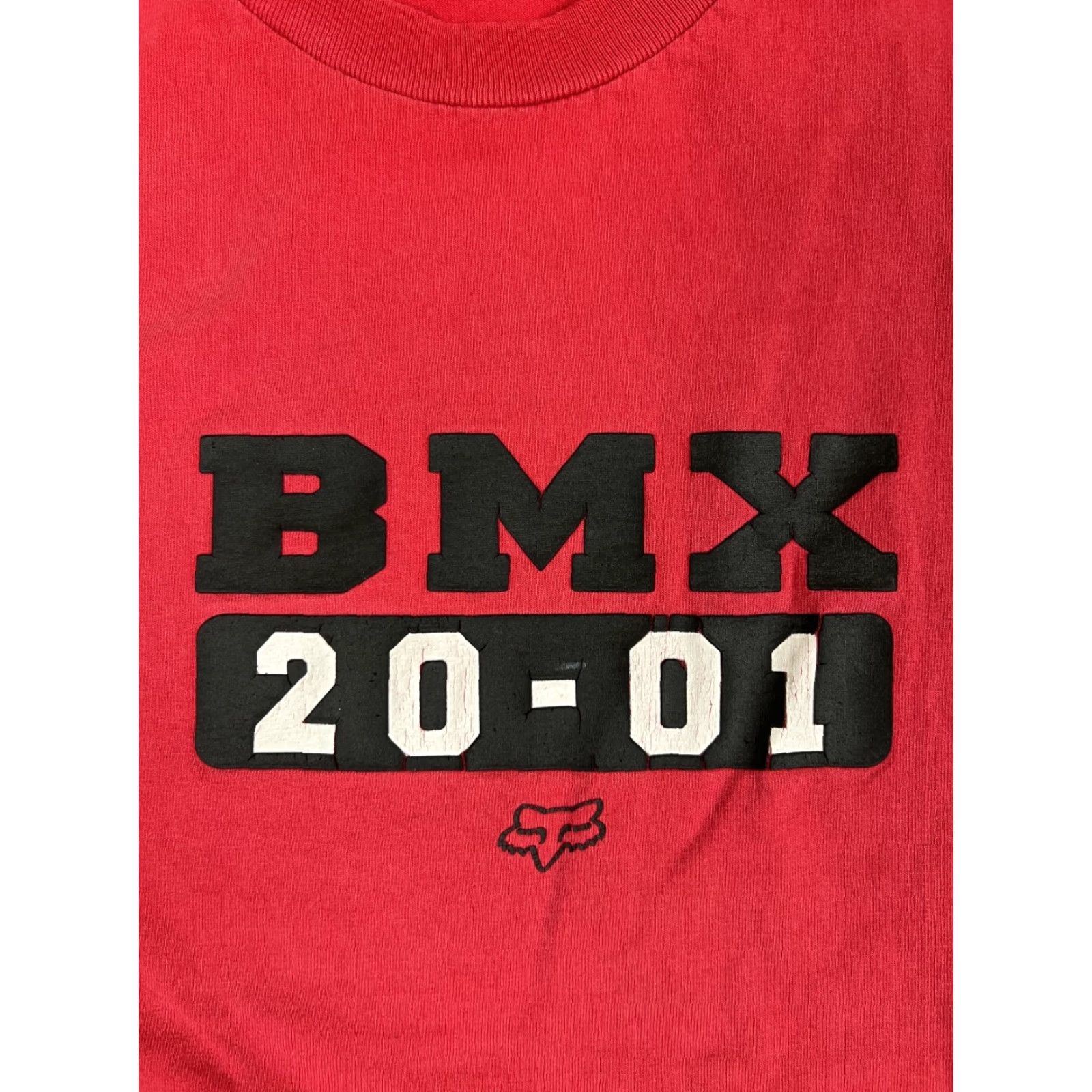 Vintage VINTAGE Fox T-Shirt Fox Racing BMX T-Shirt XL Men Red 2000s Graphic Print Short Sleeve Crew Neck Logo Size US XL / EU 56 / 4 - 2 Thumbnail